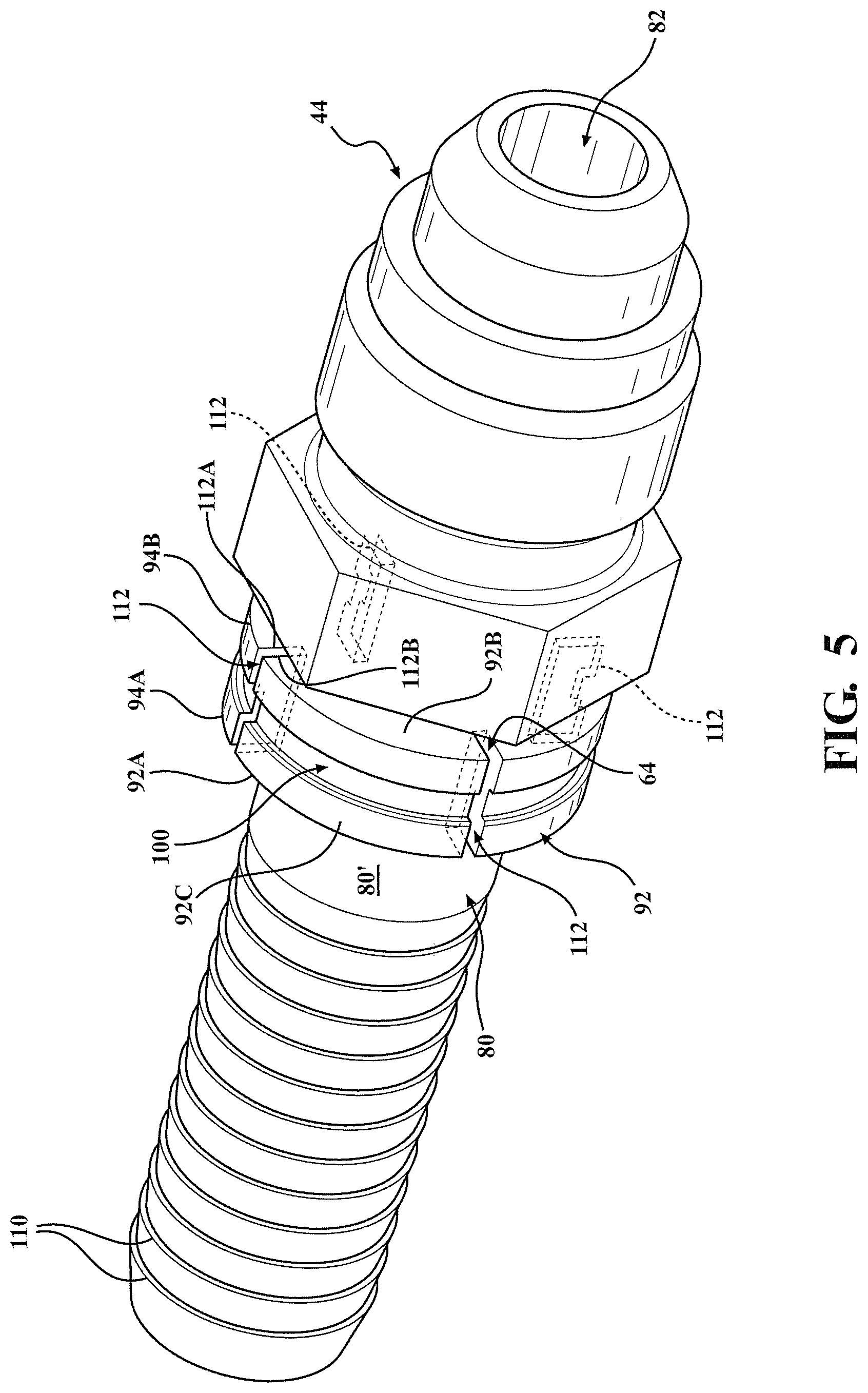 Patent US12104749 Figure 6 – Liner collapse mitigations for type IV conformable pressure vessels