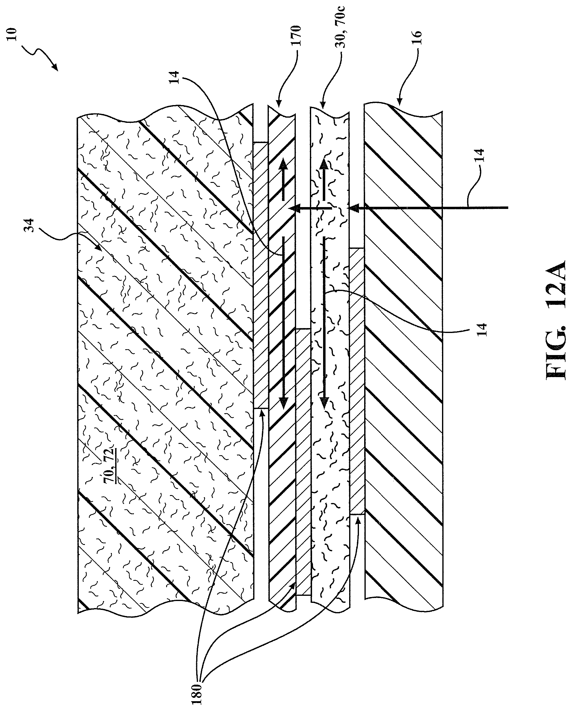 Patent US12104749 Figure 13 – Liner collapse mitigations for type IV conformable pressure vessels