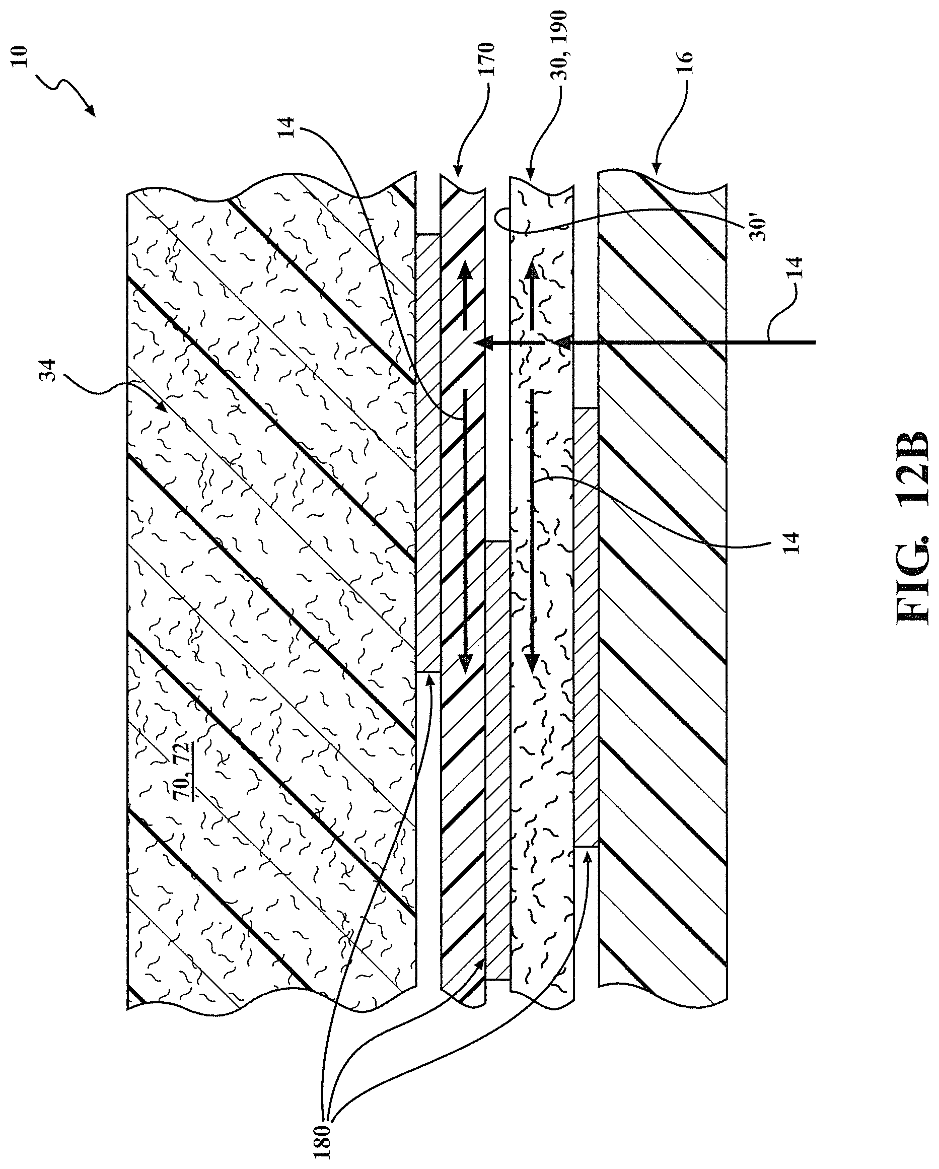 Patent US12104749 Figure 14 – Liner collapse mitigations for type IV conformable pressure vessels