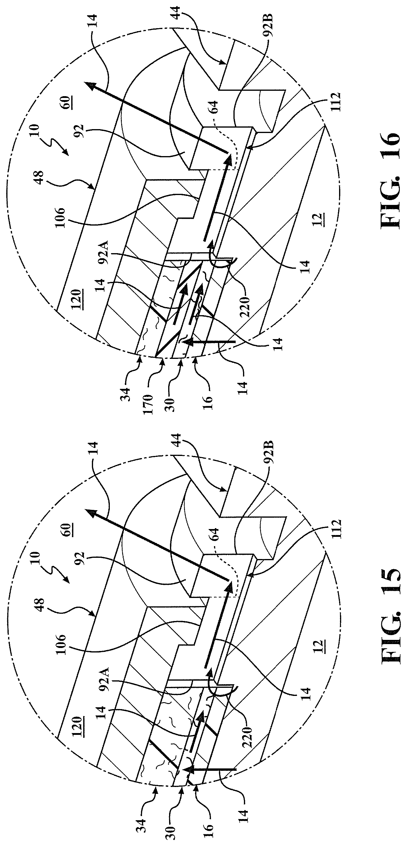Patent US12104749 Figure 17 – Liner collapse mitigations for type IV conformable pressure vessels