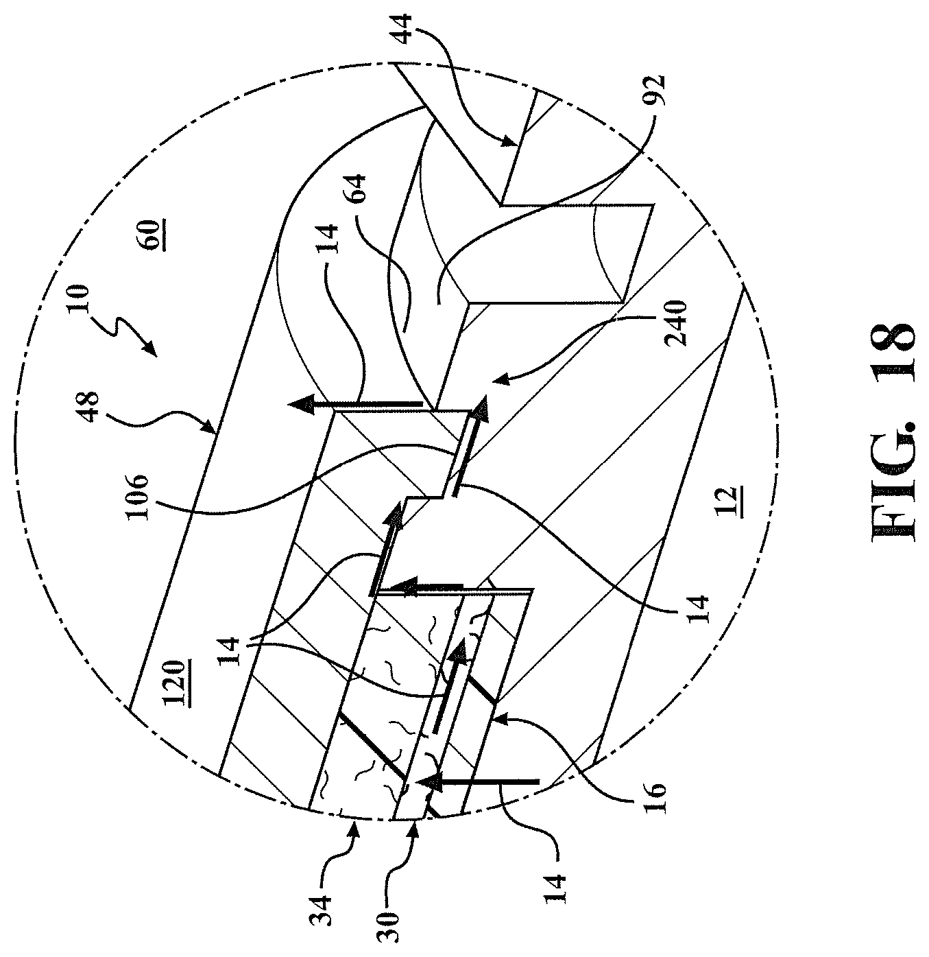 Patent US12104749 Figure 19 – Liner collapse mitigations for type IV conformable pressure vessels