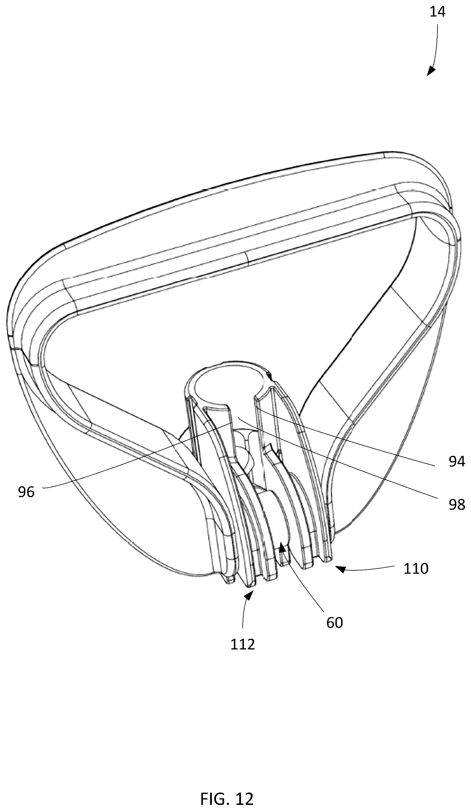 Patent US12104750 Figure 8 – Handle assembly for a portable pressurized gas cylinder