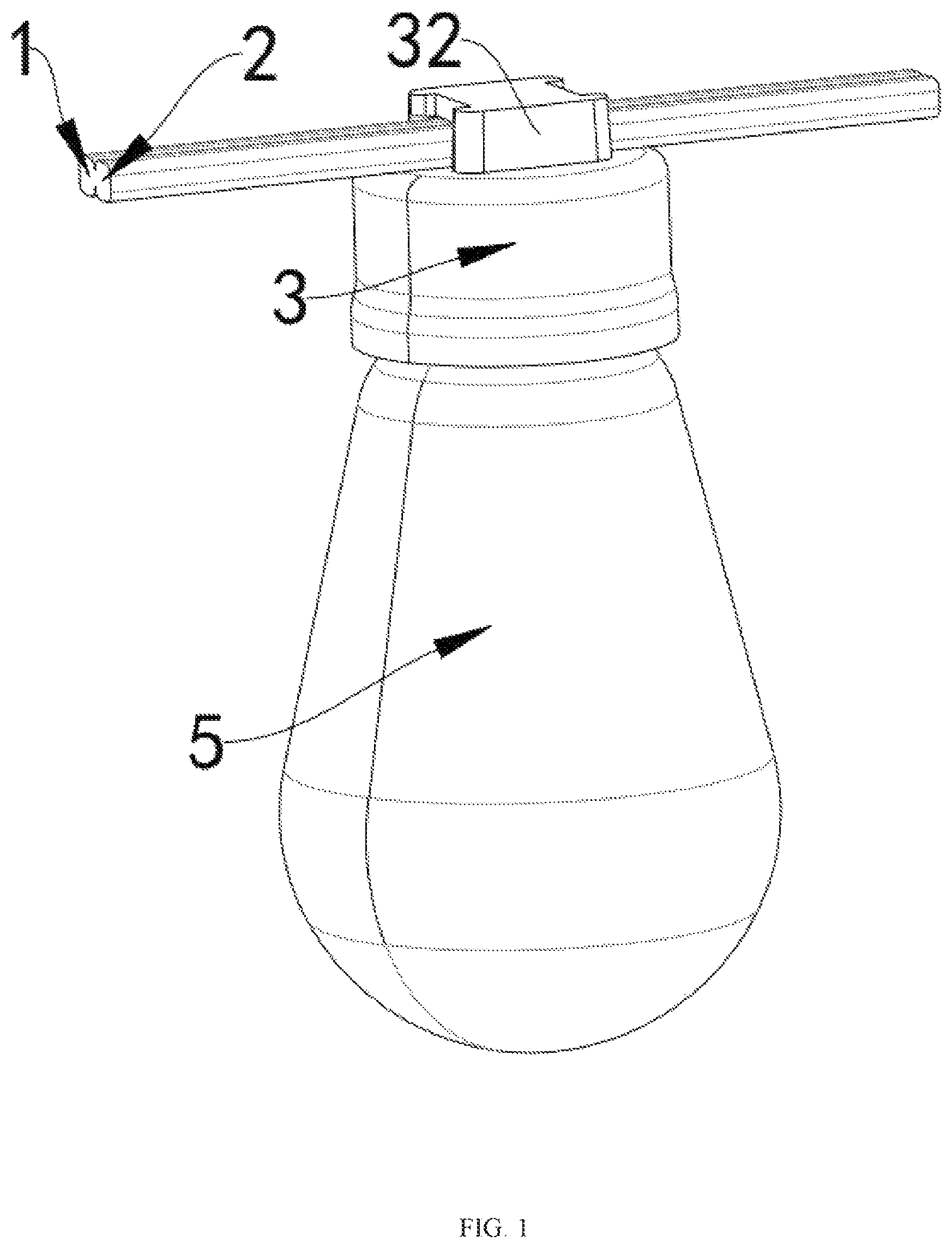 Patent US12104752 Figure 1 – Light bulb used in light string