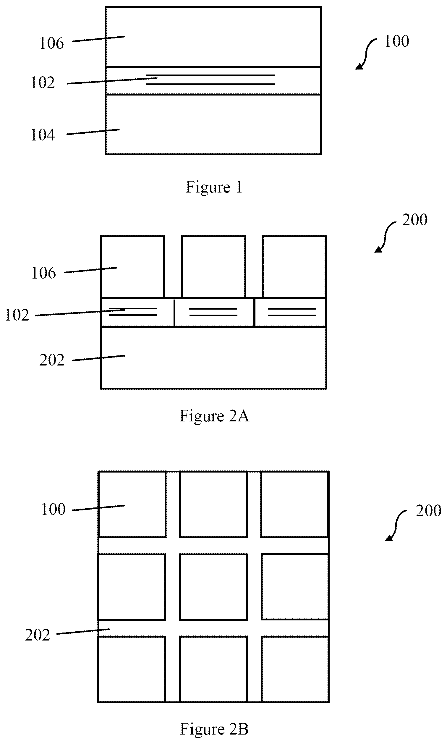 Patent US12104755 Figure 1 – Patterned reflective grids for LED arrays and displays