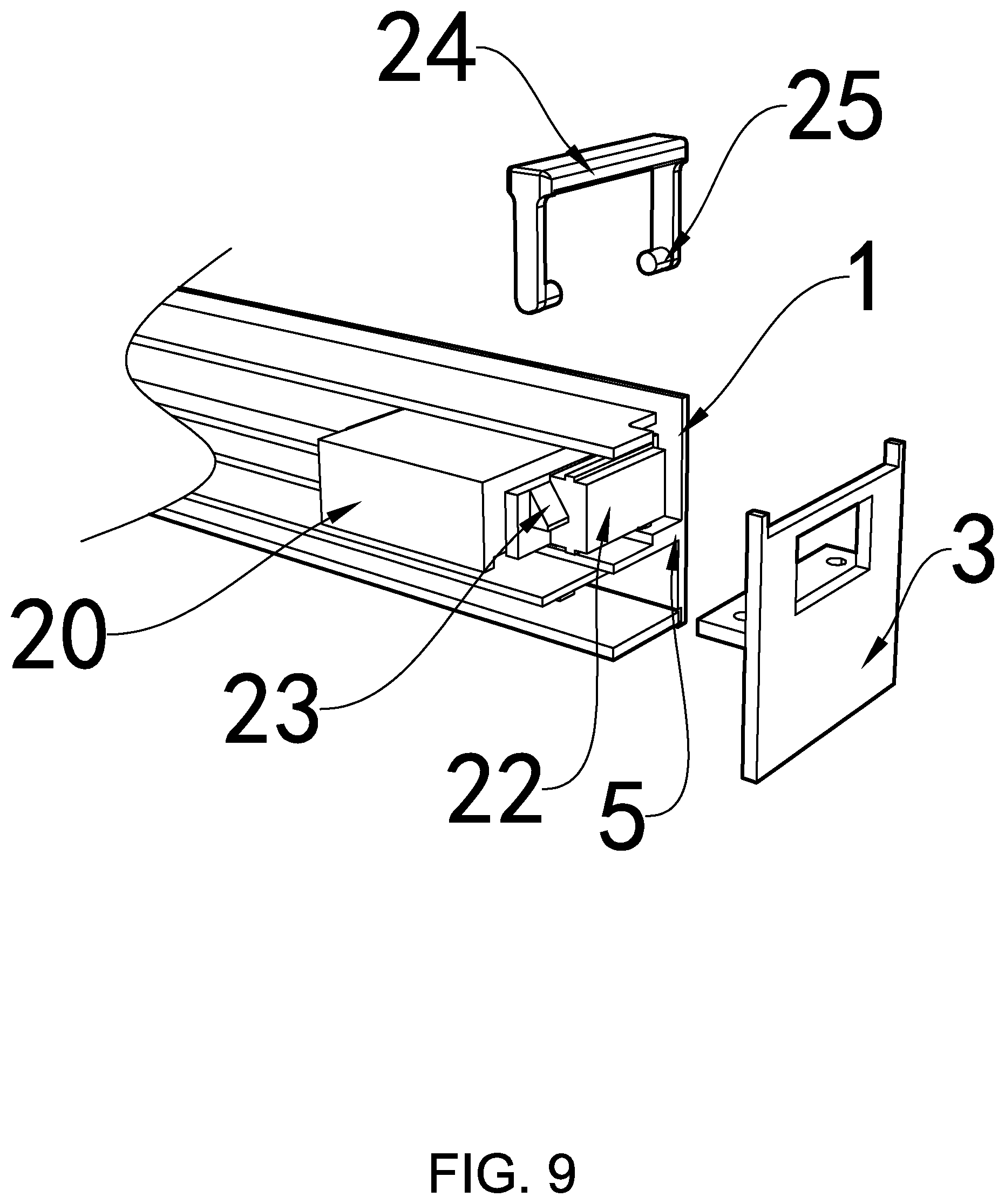 Patent US12104758 Figure 9 – Flexible low-voltage rail lighting system