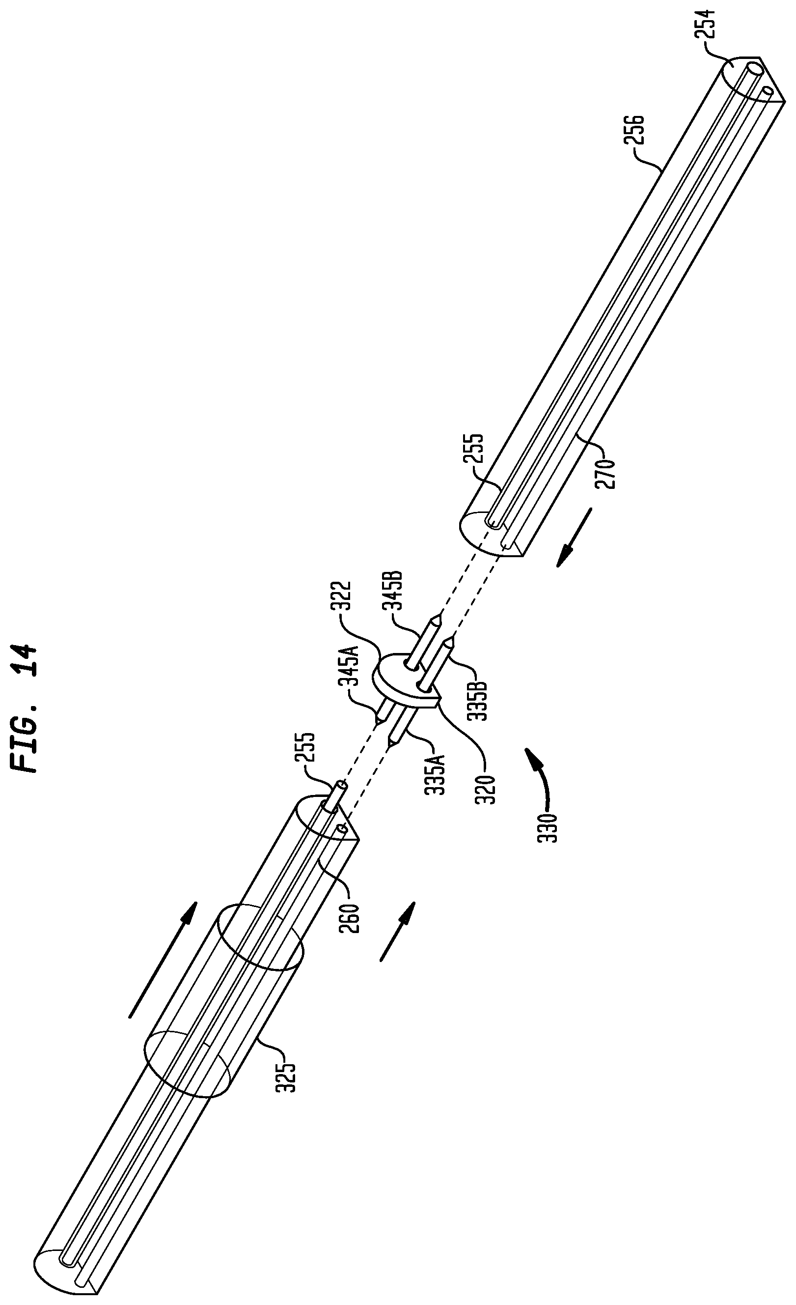 Patent US12104759 Figure 14 – Flexible lighting system with a carrying bag or container having an externally deployable flexible light strip