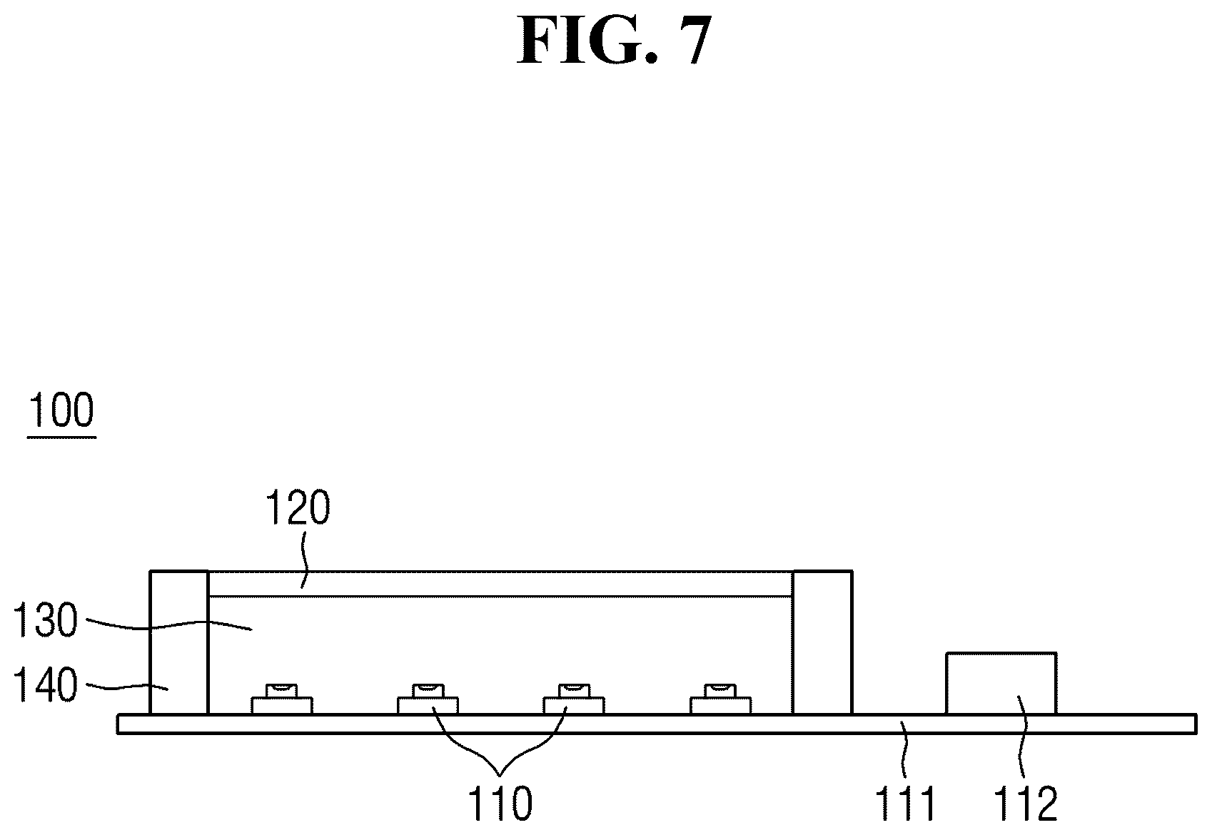 Patent US12104760 Figure 7 – Light emitting module and lamp for vehicle including the same