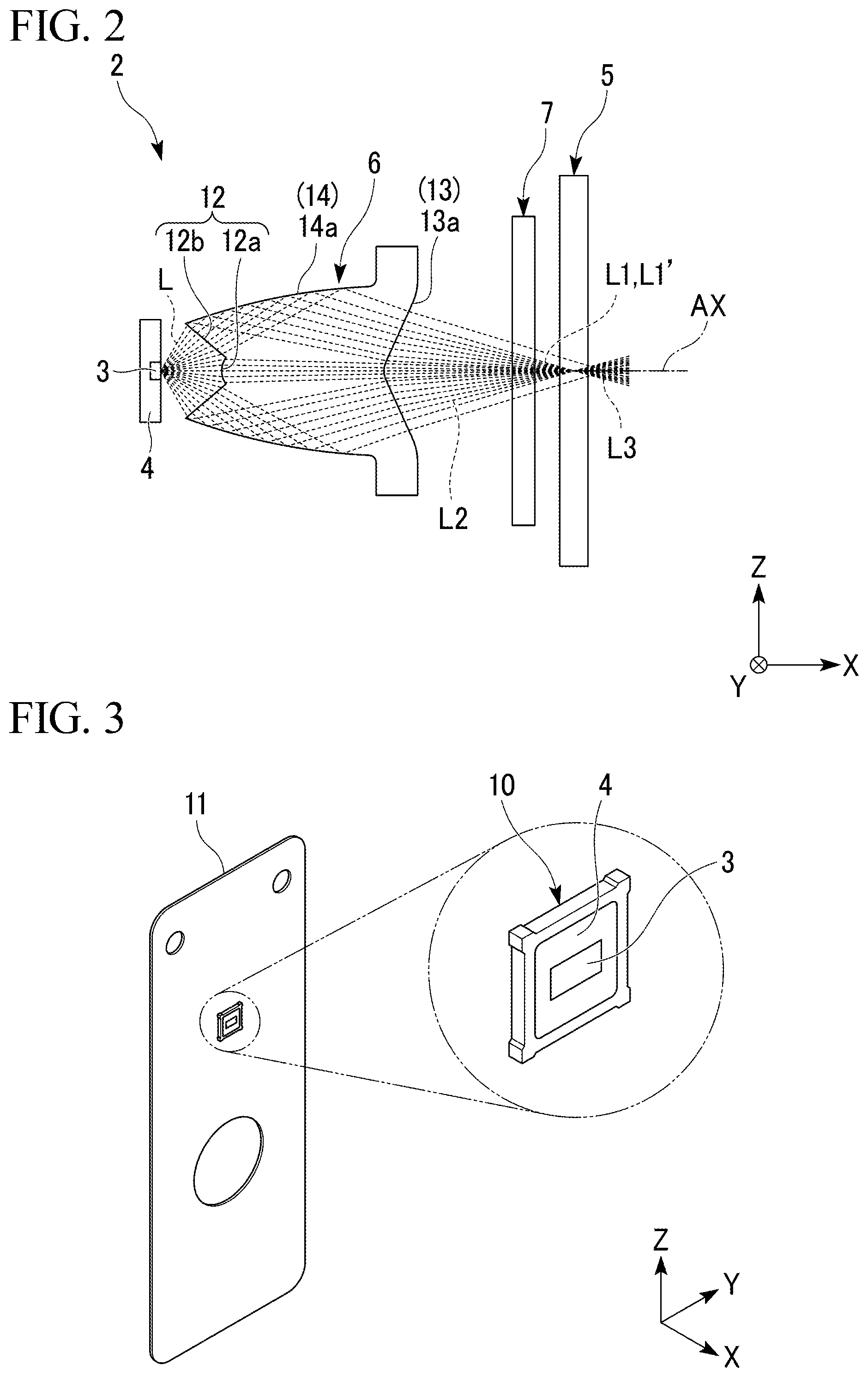 Patent US12104761 Figure 2 – Vehicle lamp