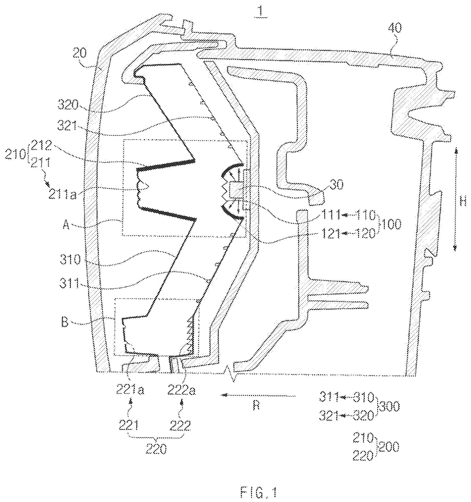 Patent US12104763 Figure 1 – Inner lens and lamp including the same