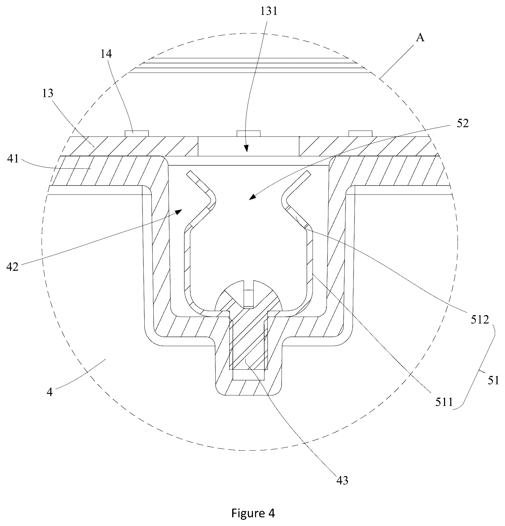 Patent US12104769 Figure 4 – Floodlight