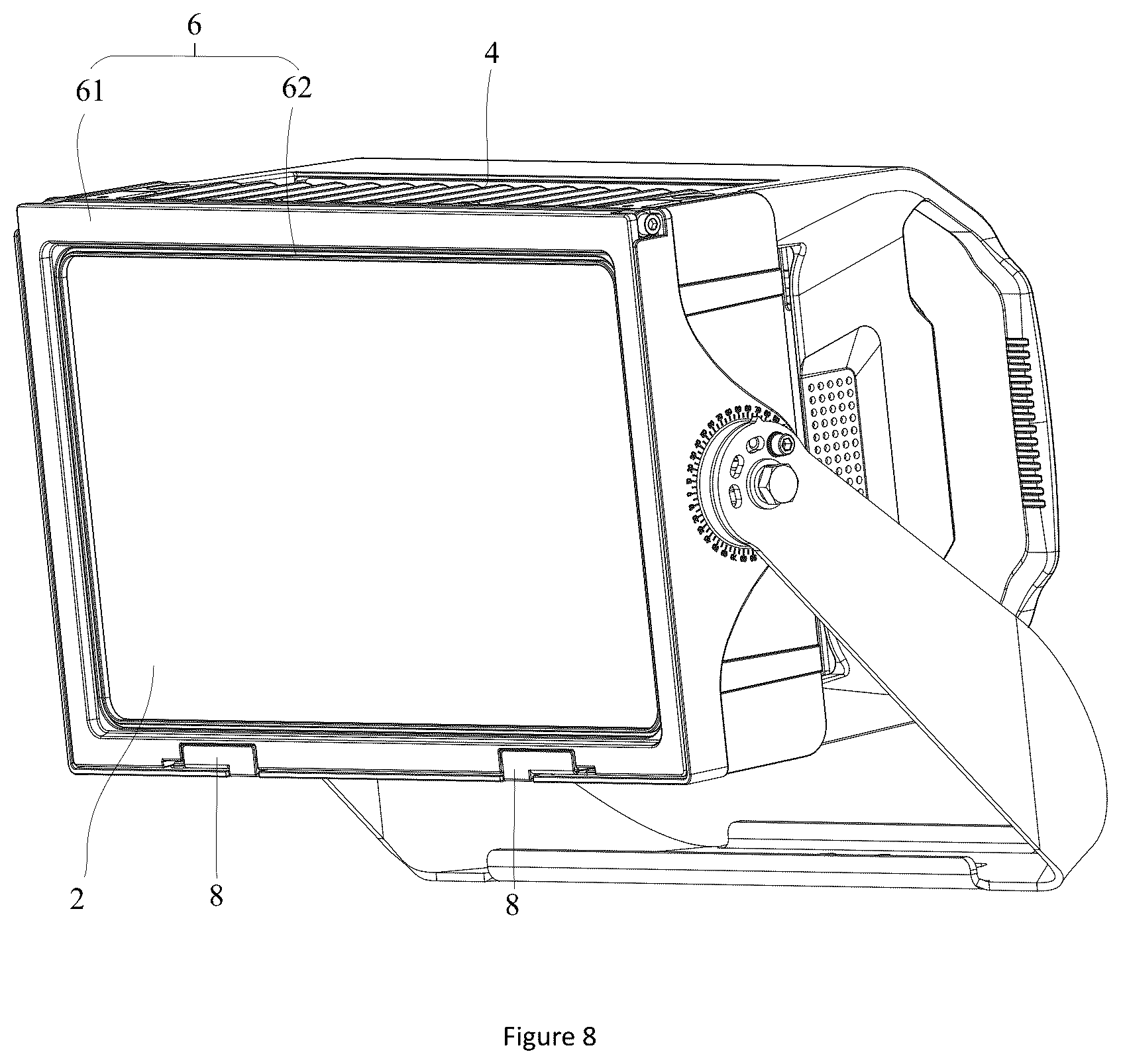 Patent US12104769 Figure 8 – Floodlight