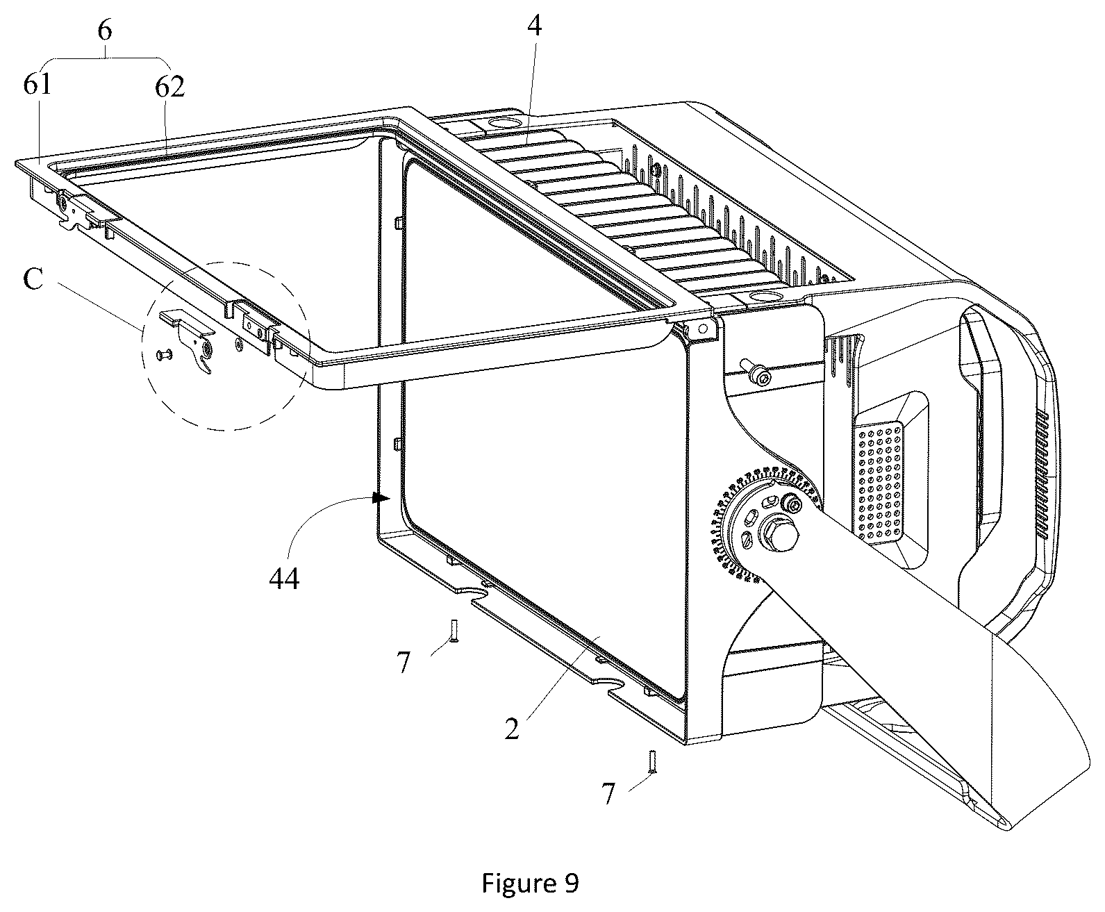 Patent US12104769 Figure 9 – Floodlight
