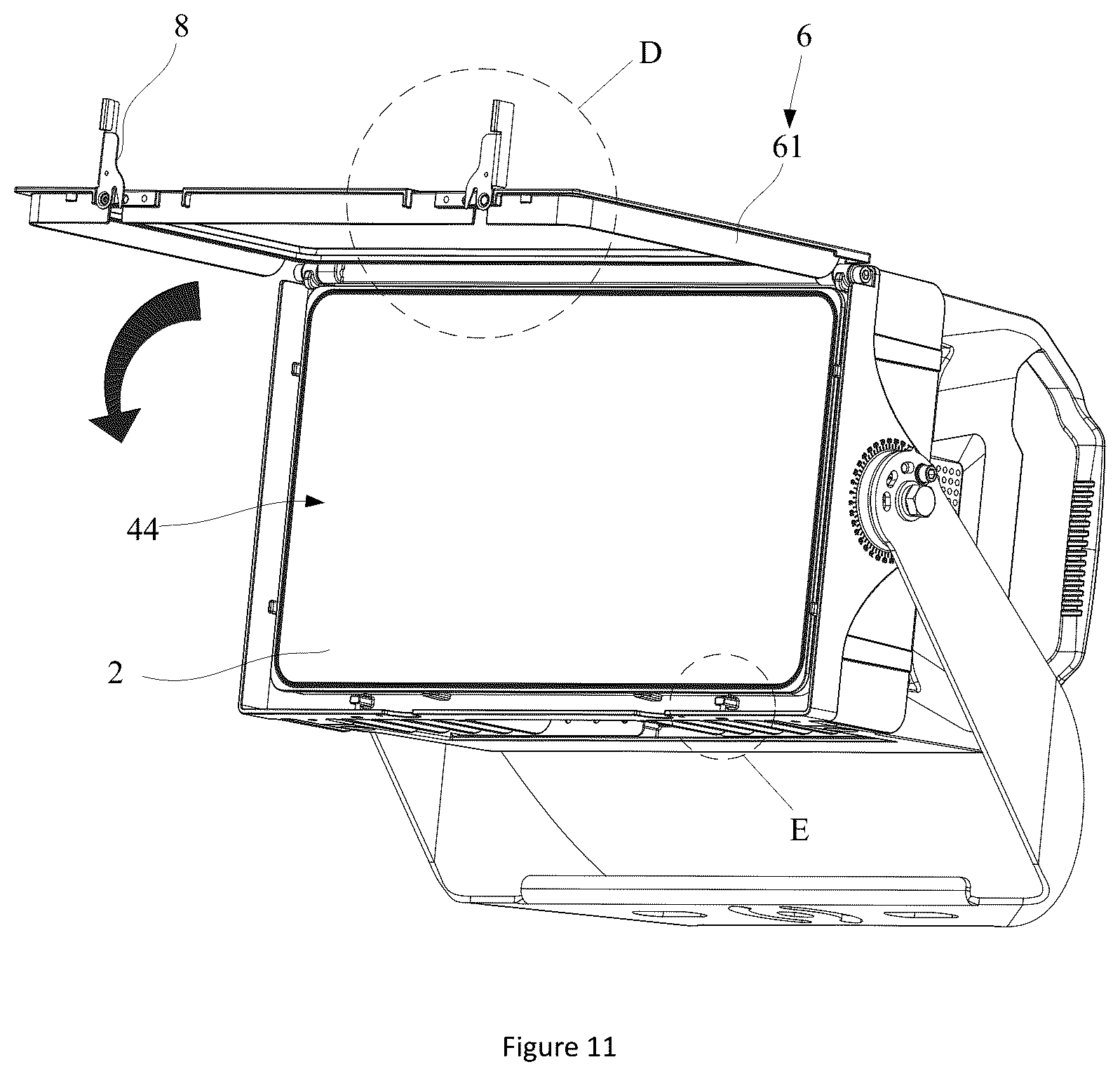 Patent US12104769 Figure 11 – Floodlight