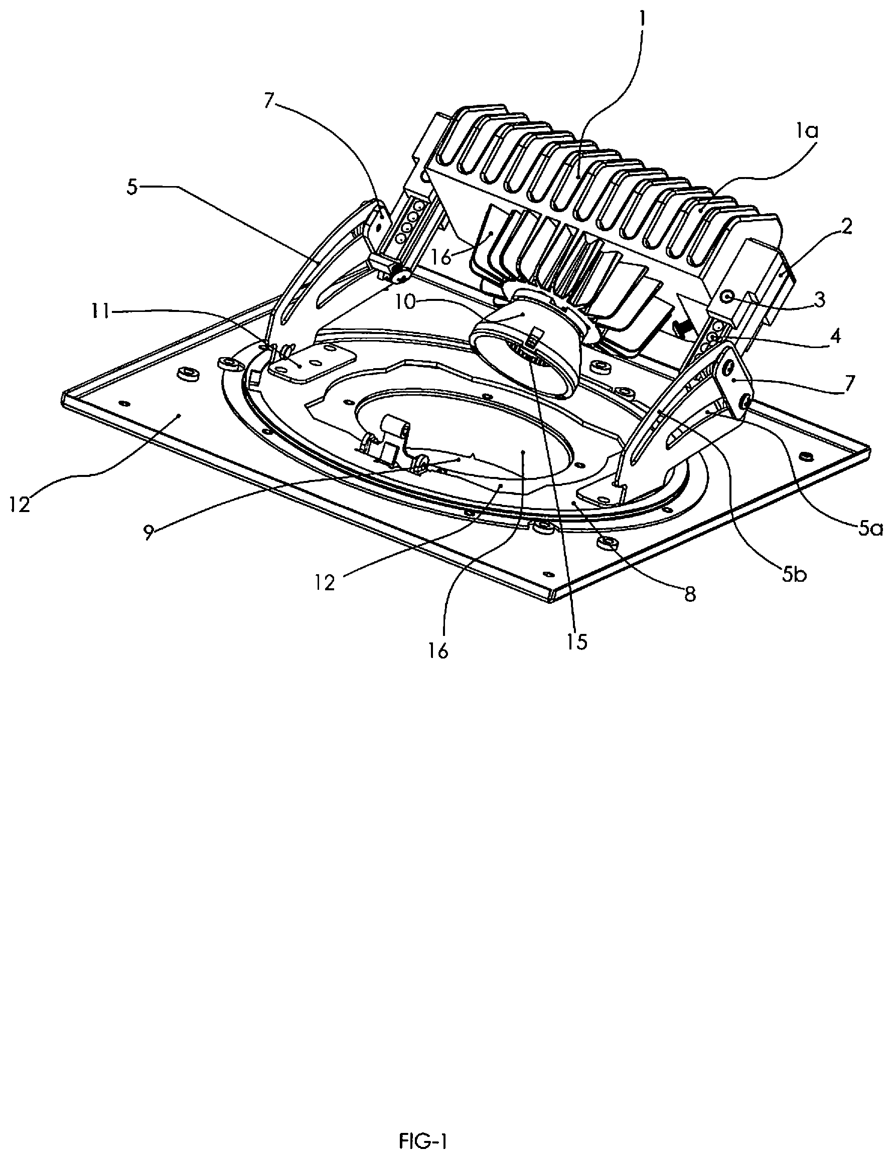 Patent US12104770 Figure 1 – Adjustable downlight