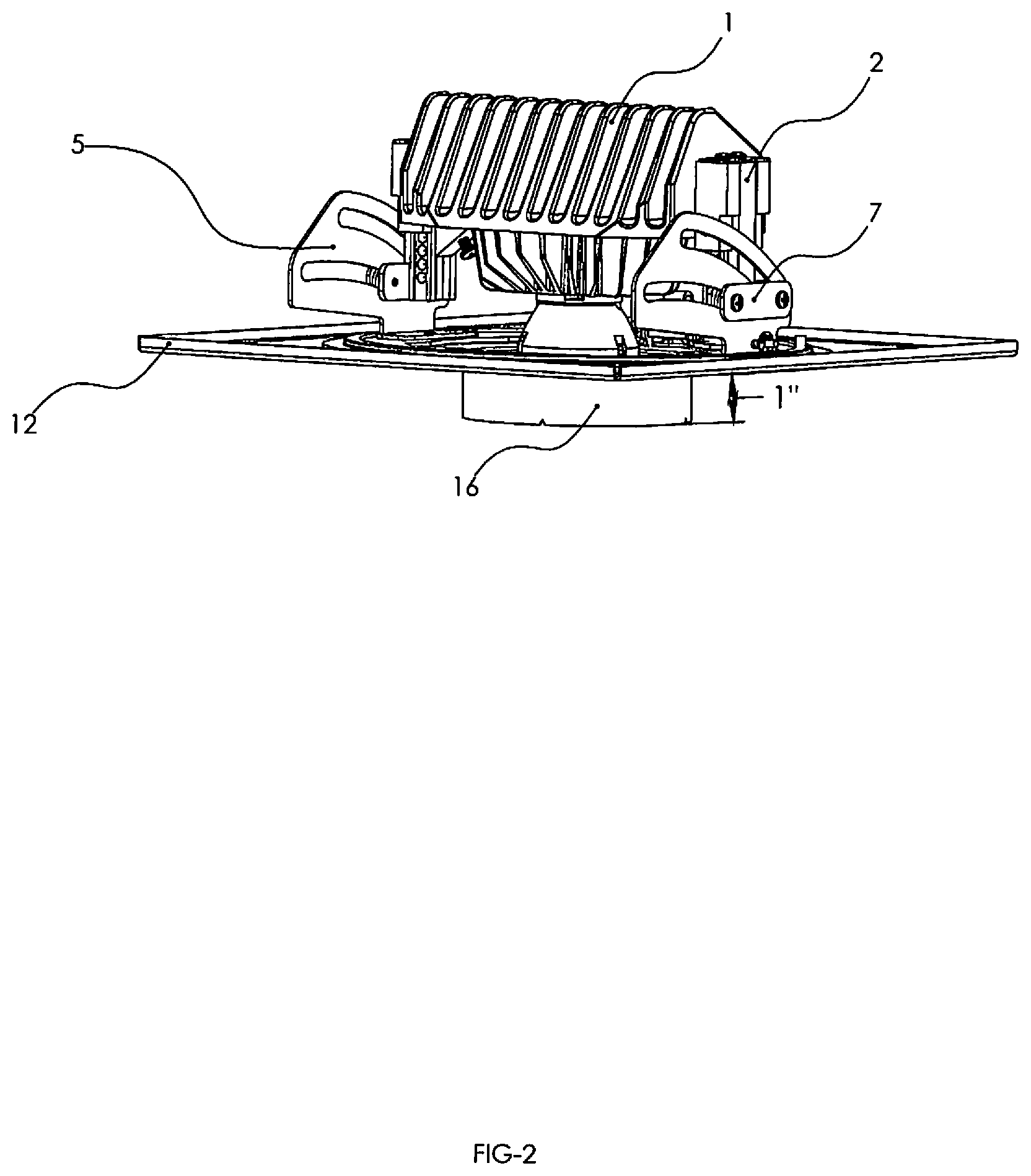 Patent US12104770 Figure 2 – Adjustable downlight