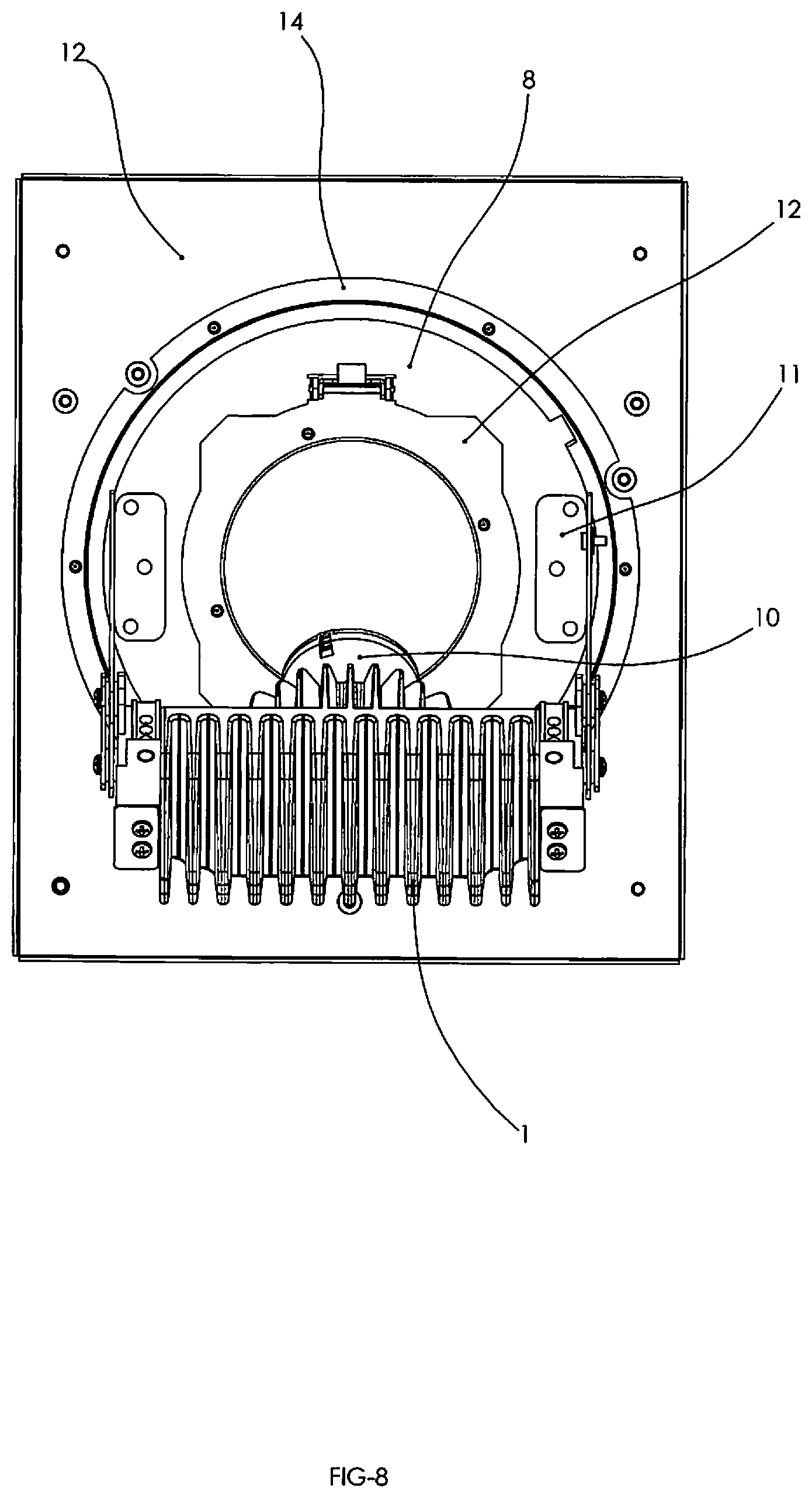 Patent US12104770 Figure 8 – Adjustable downlight