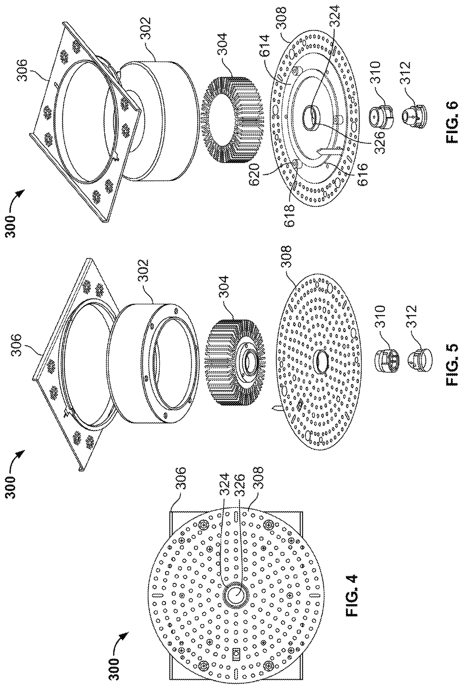 Patent US12104771 Figure 4 – Small aperture light emitting diode (“LED”) lighting