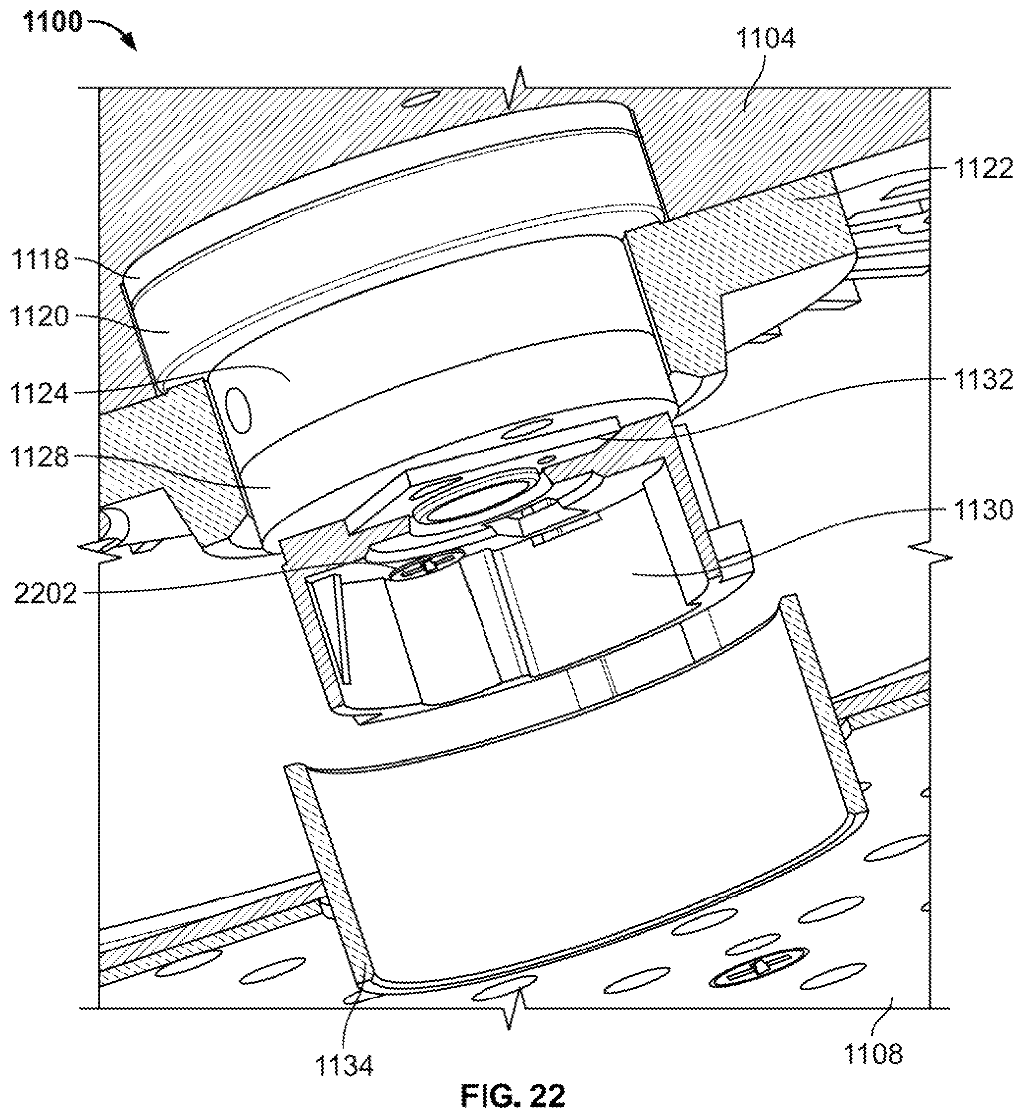 Patent US12104771 Figure 18 – Small aperture light emitting diode (“LED”) lighting