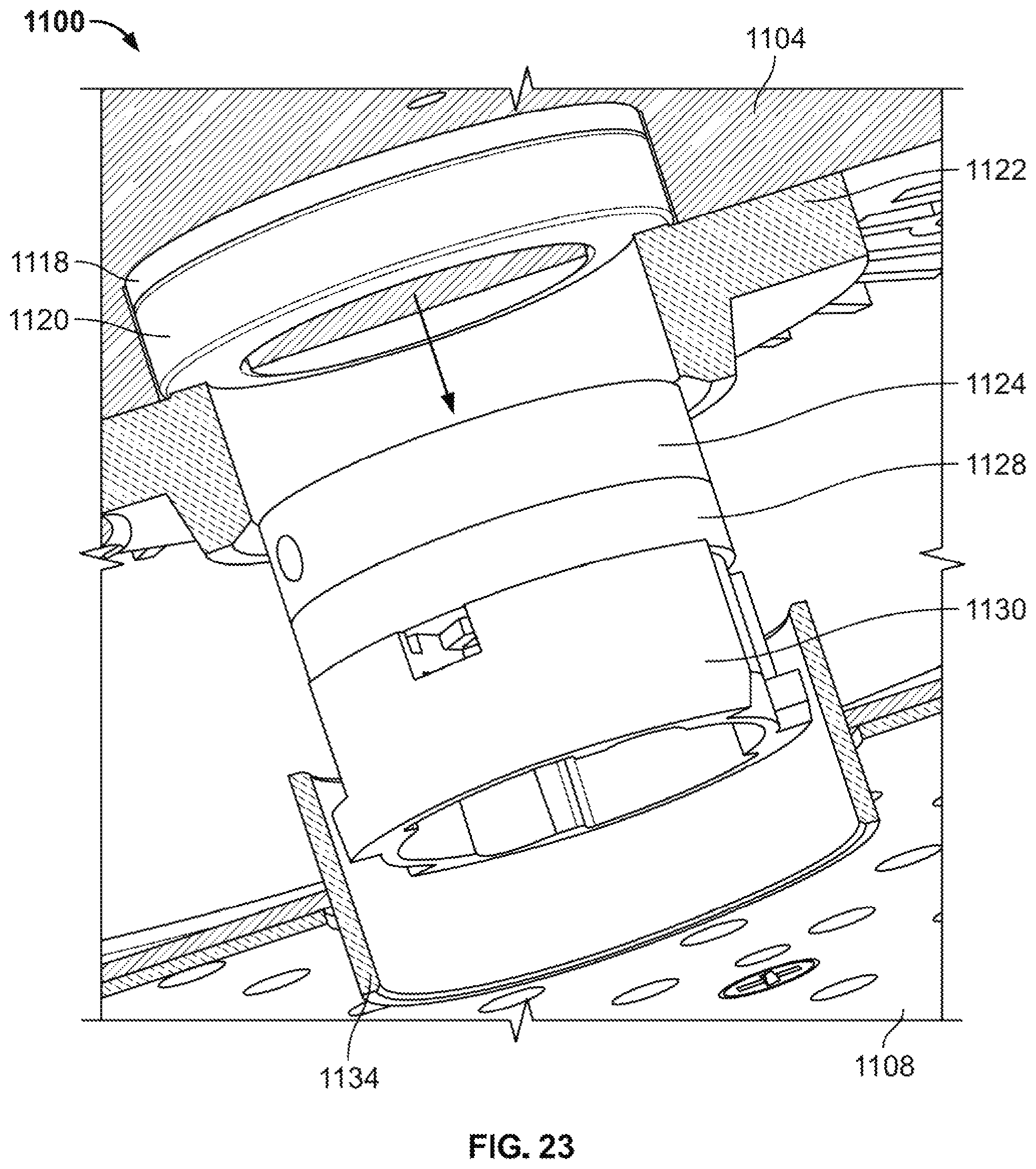Patent US12104771 Figure 19 – Small aperture light emitting diode (“LED”) lighting