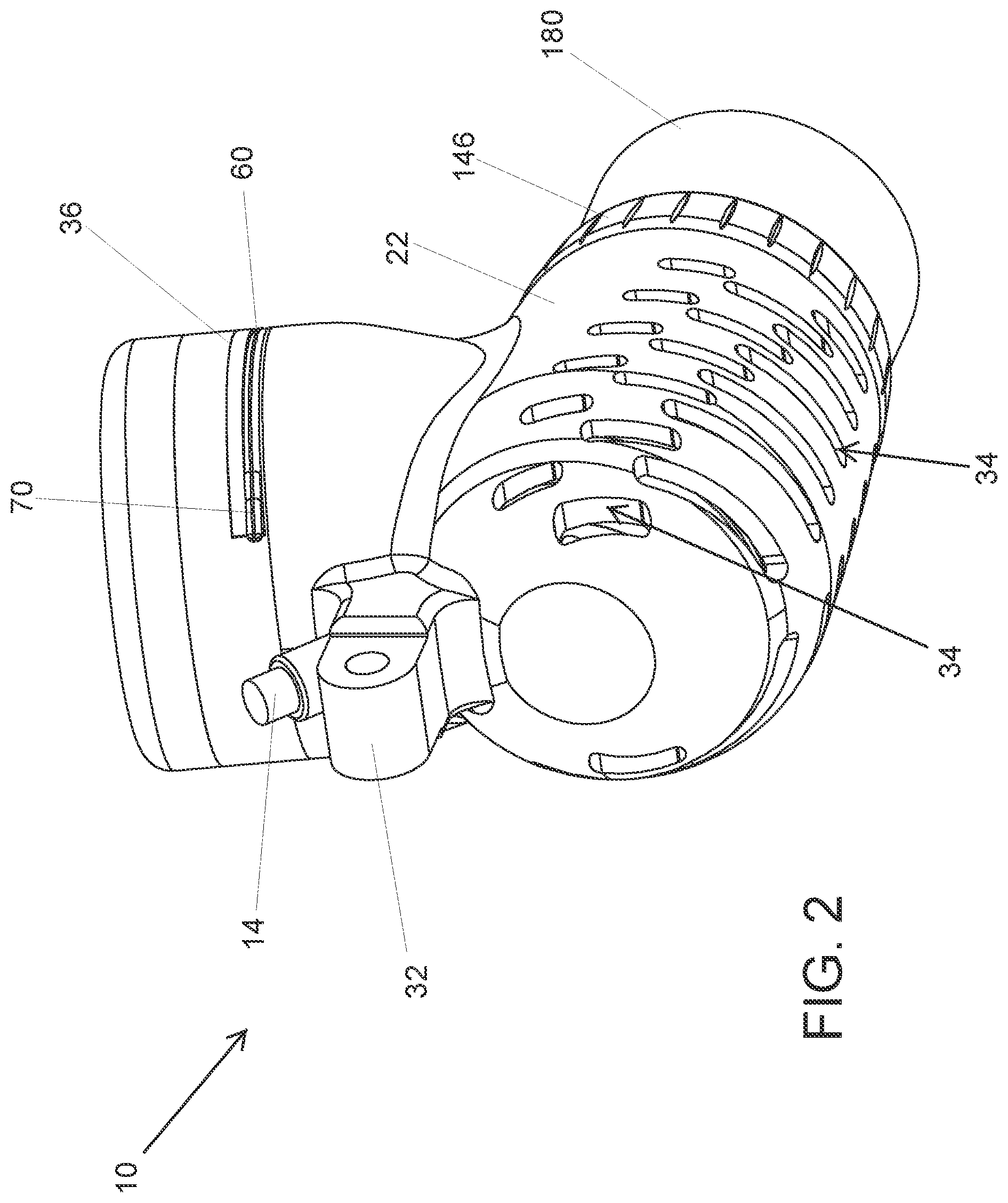 Patent US12104772 Figure 2 – Sanitation control for headlamps having variable beam illumination