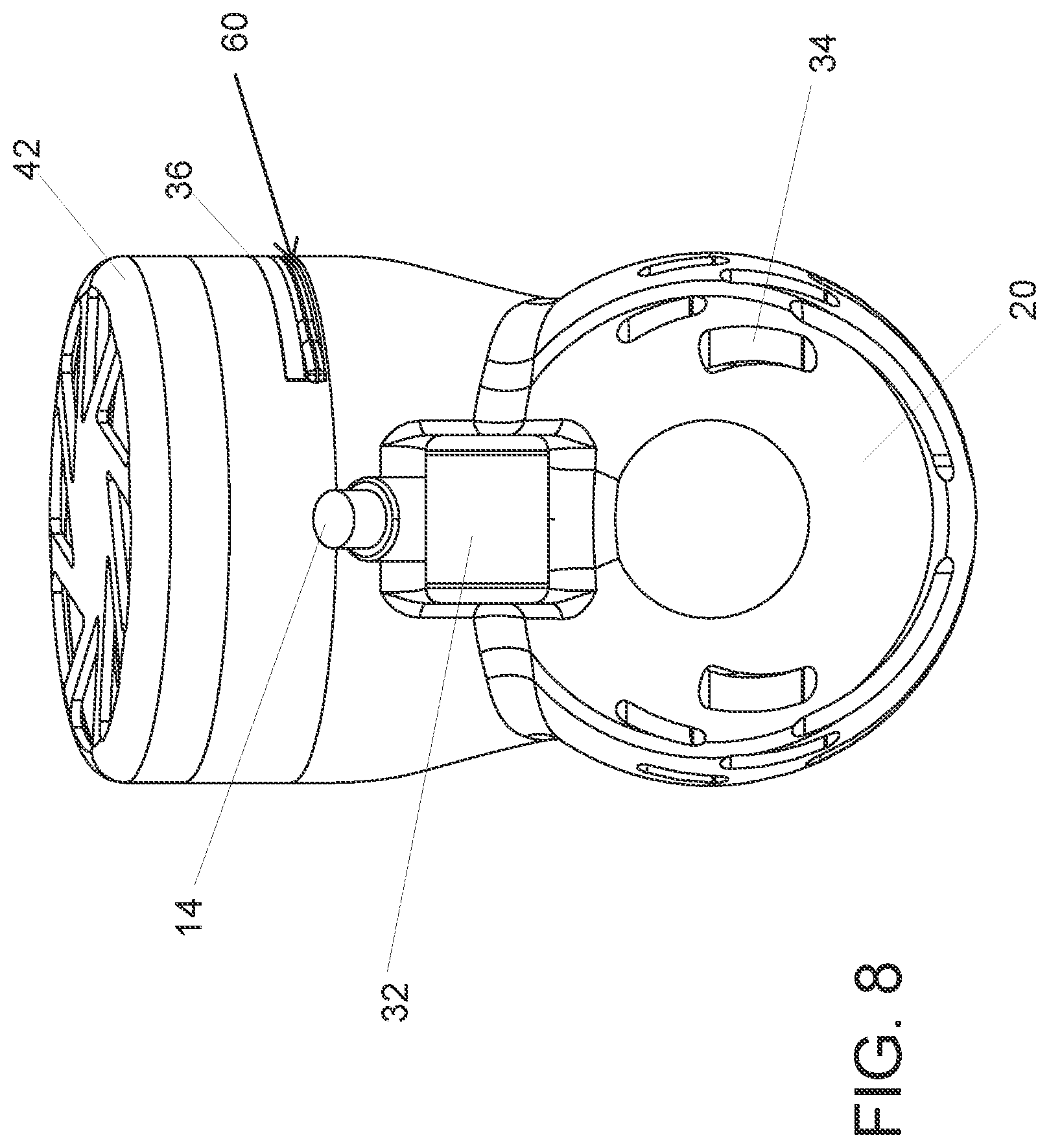 Patent US12104772 Figure 8 – Sanitation control for headlamps having variable beam illumination