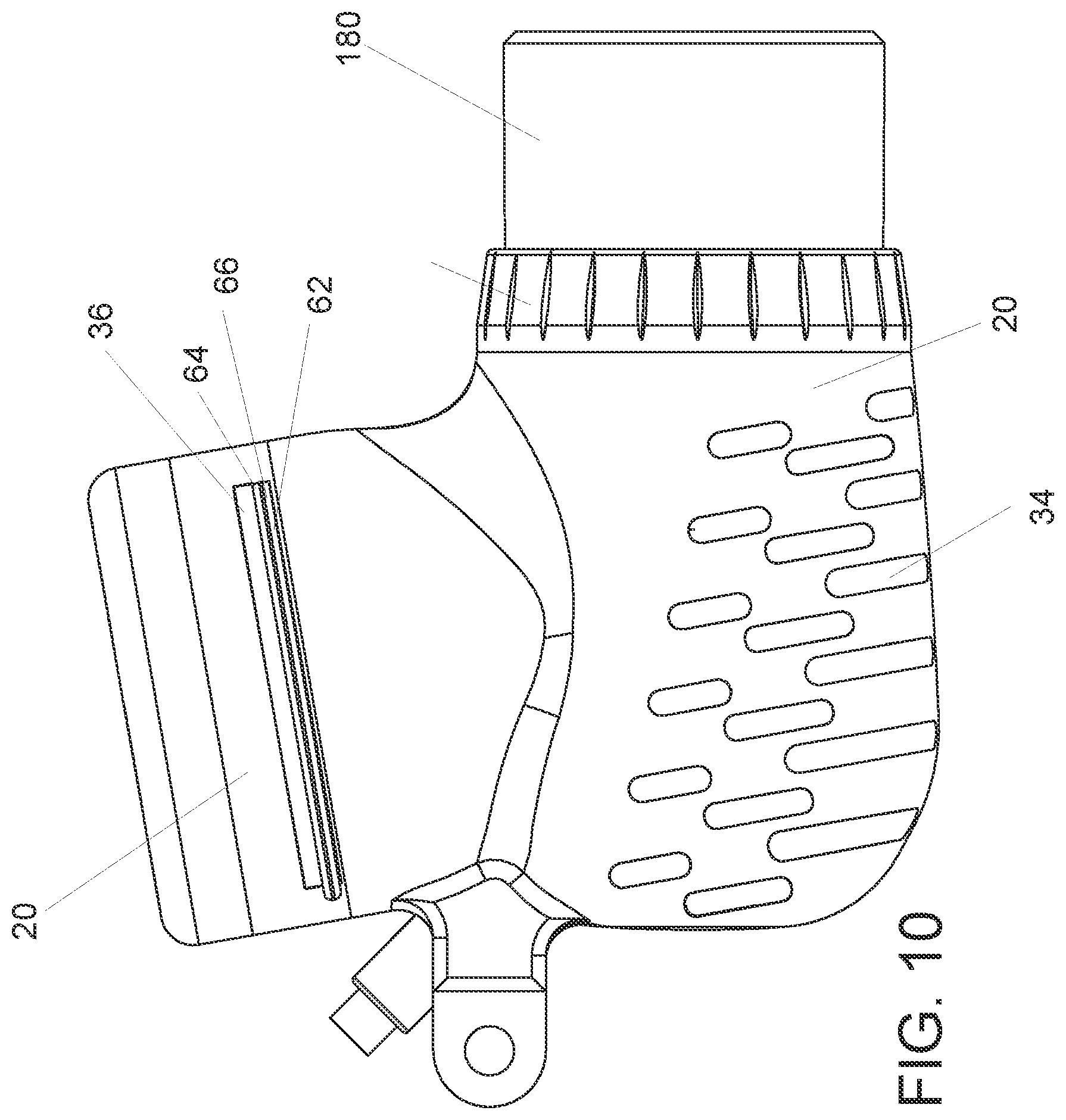Patent US12104772 Figure 10 – Sanitation control for headlamps having variable beam illumination