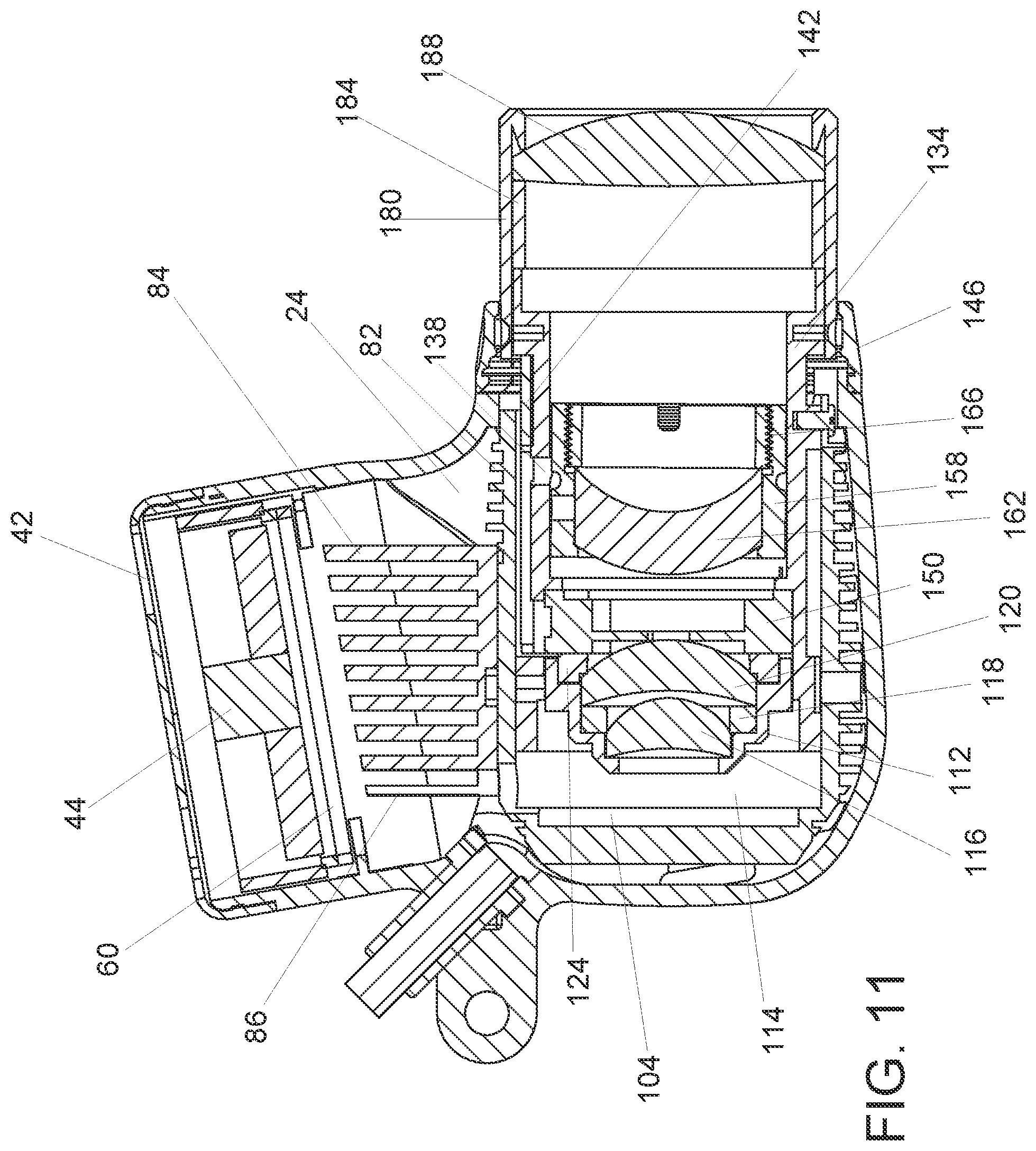 Patent US12104772 Figure 11 – Sanitation control for headlamps having variable beam illumination