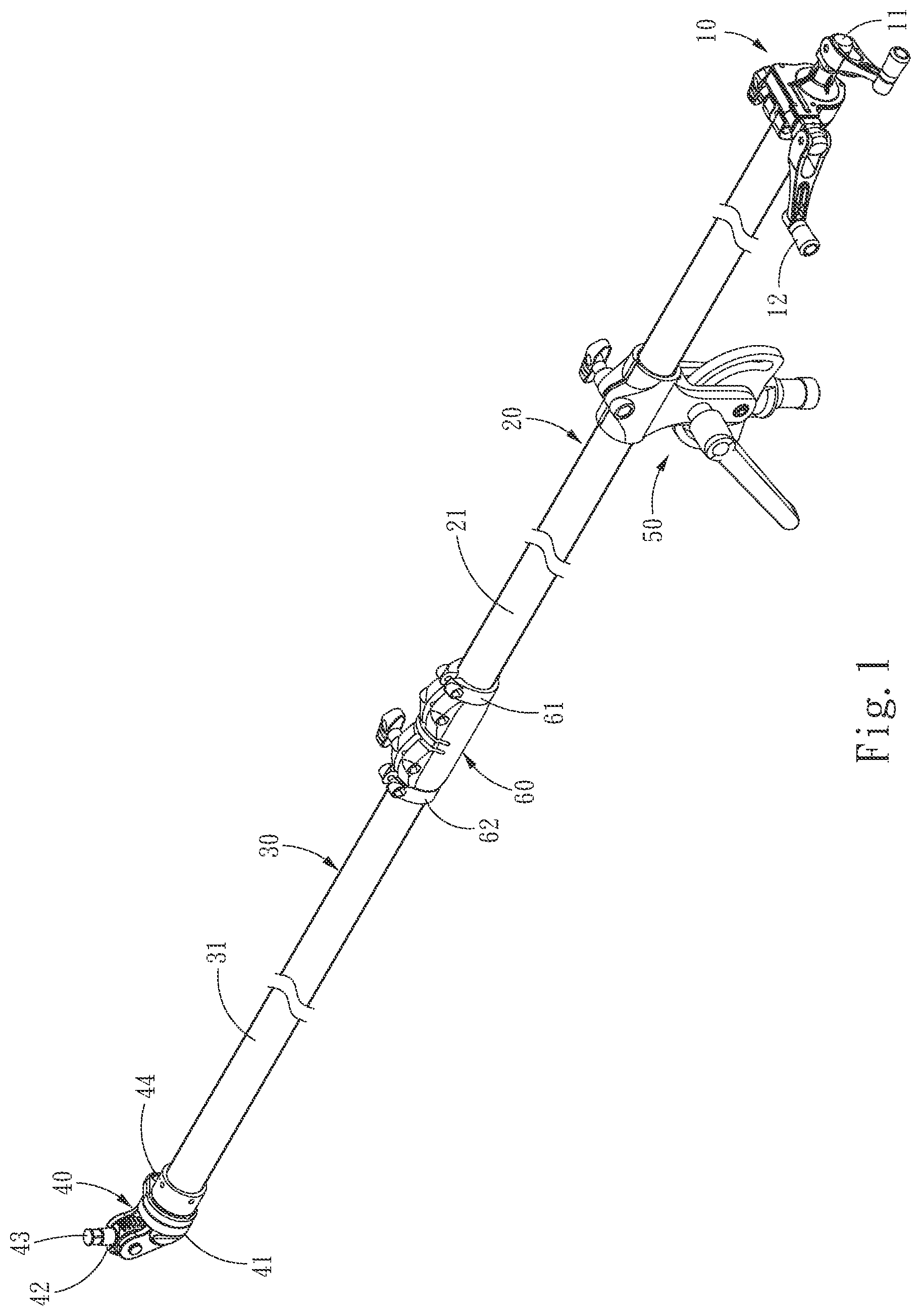Patent US12104774 — Angle adjustment device for lighting softbox — Figure 1