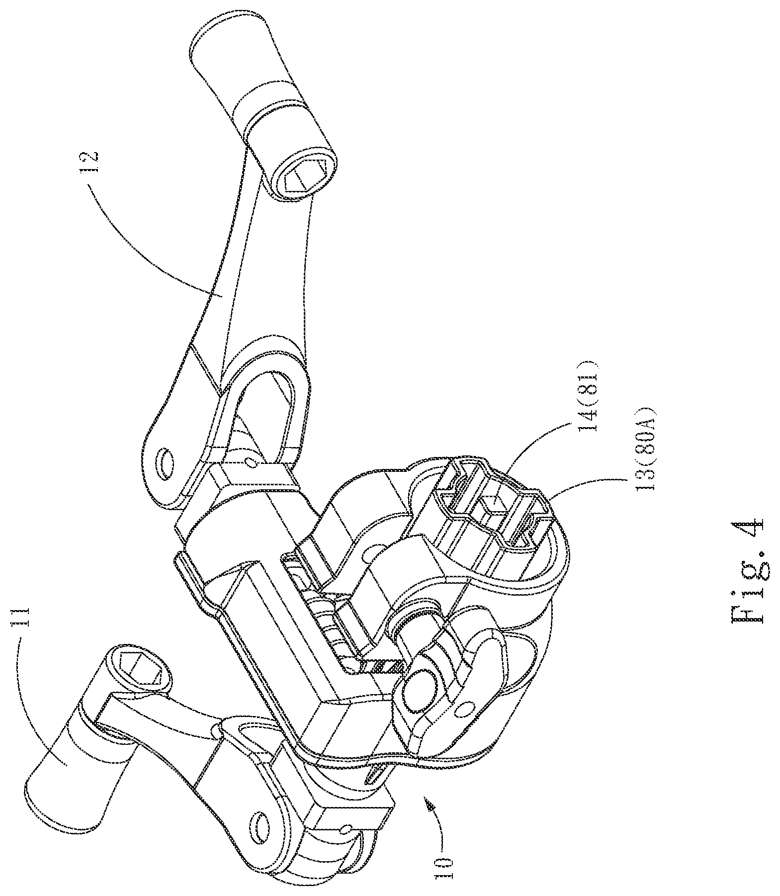 Patent US12104774 Figure 4 – Angle adjustment device for lighting softbox