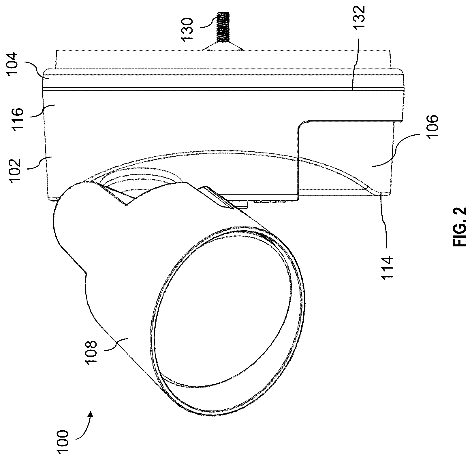 Patent US12104775 Figure 2 – Lighting system with improved sensor control