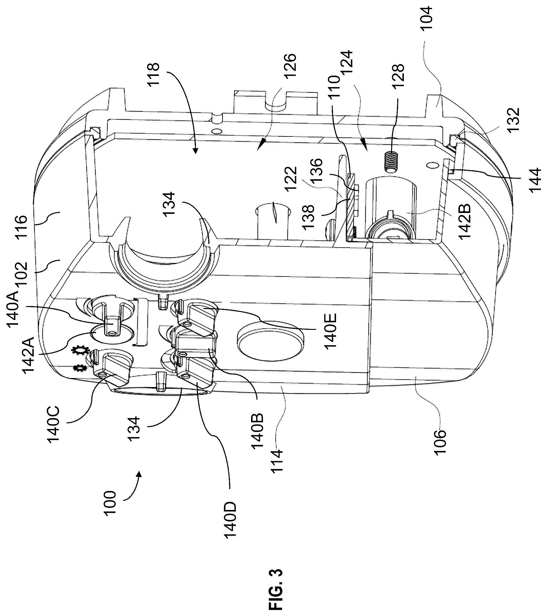Patent US12104775 Figure 3 – Lighting system with improved sensor control