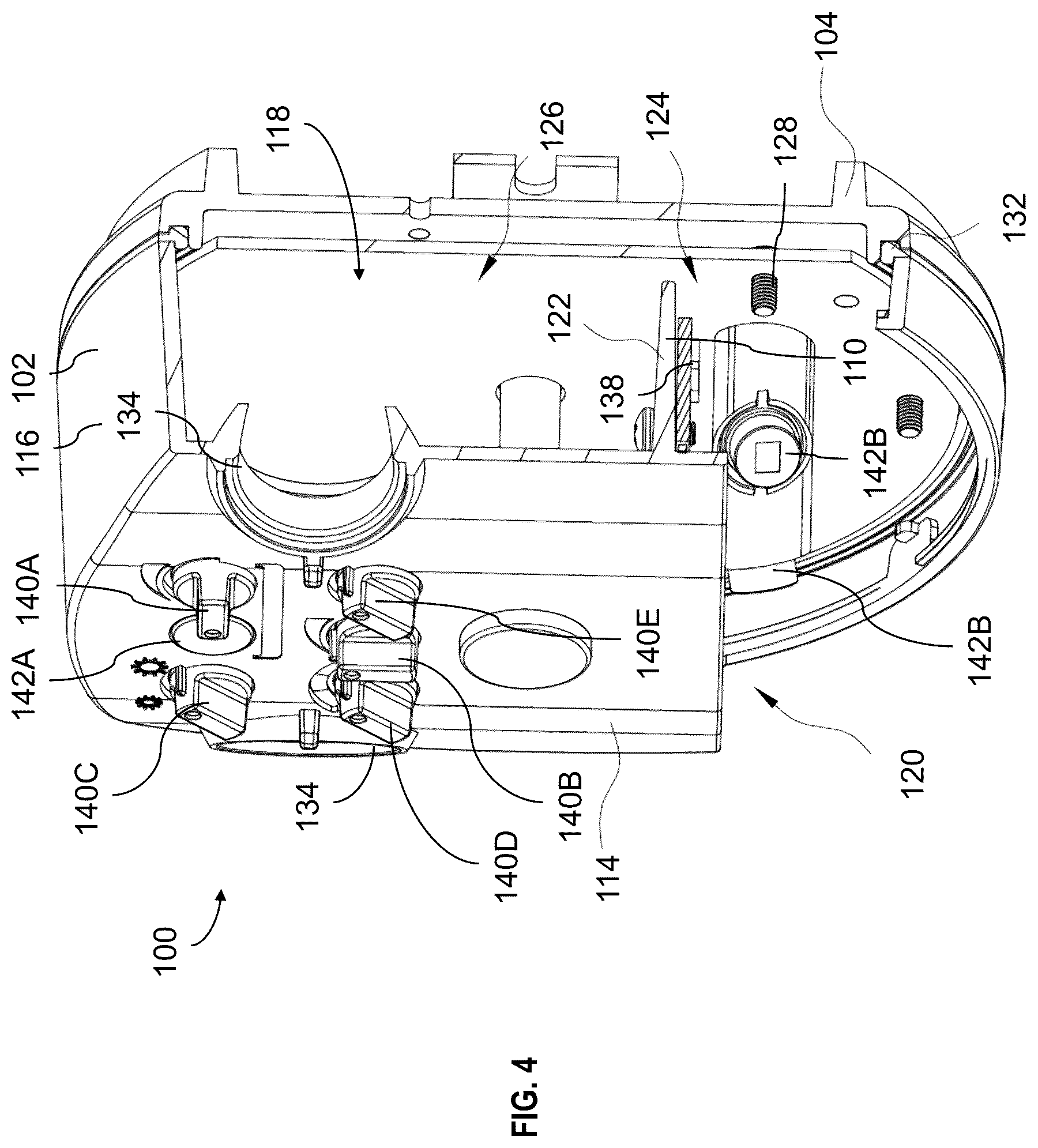 Patent US12104775 Figure 4 – Lighting system with improved sensor control