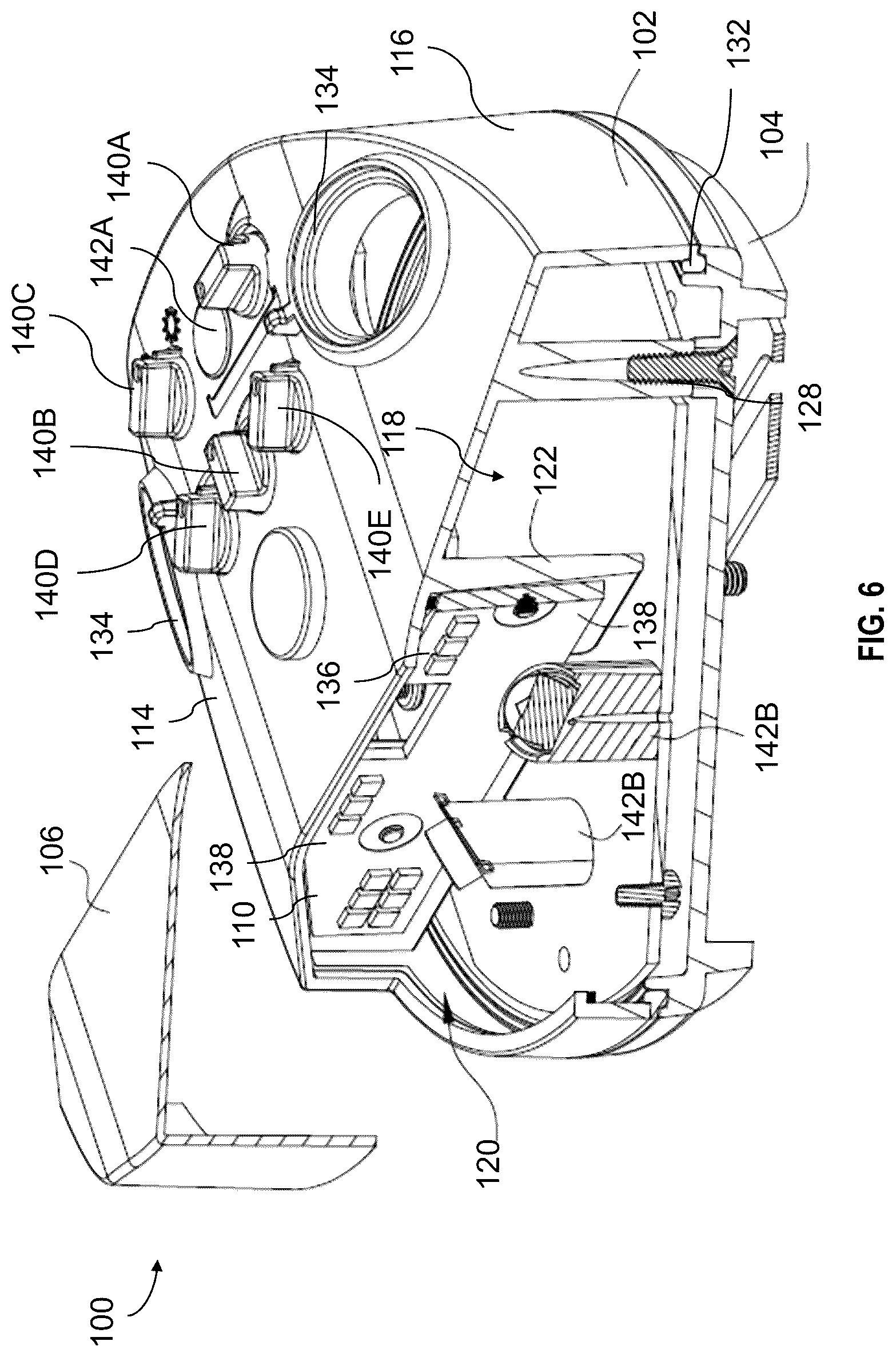 Patent US12104775 Figure 6 – Lighting system with improved sensor control