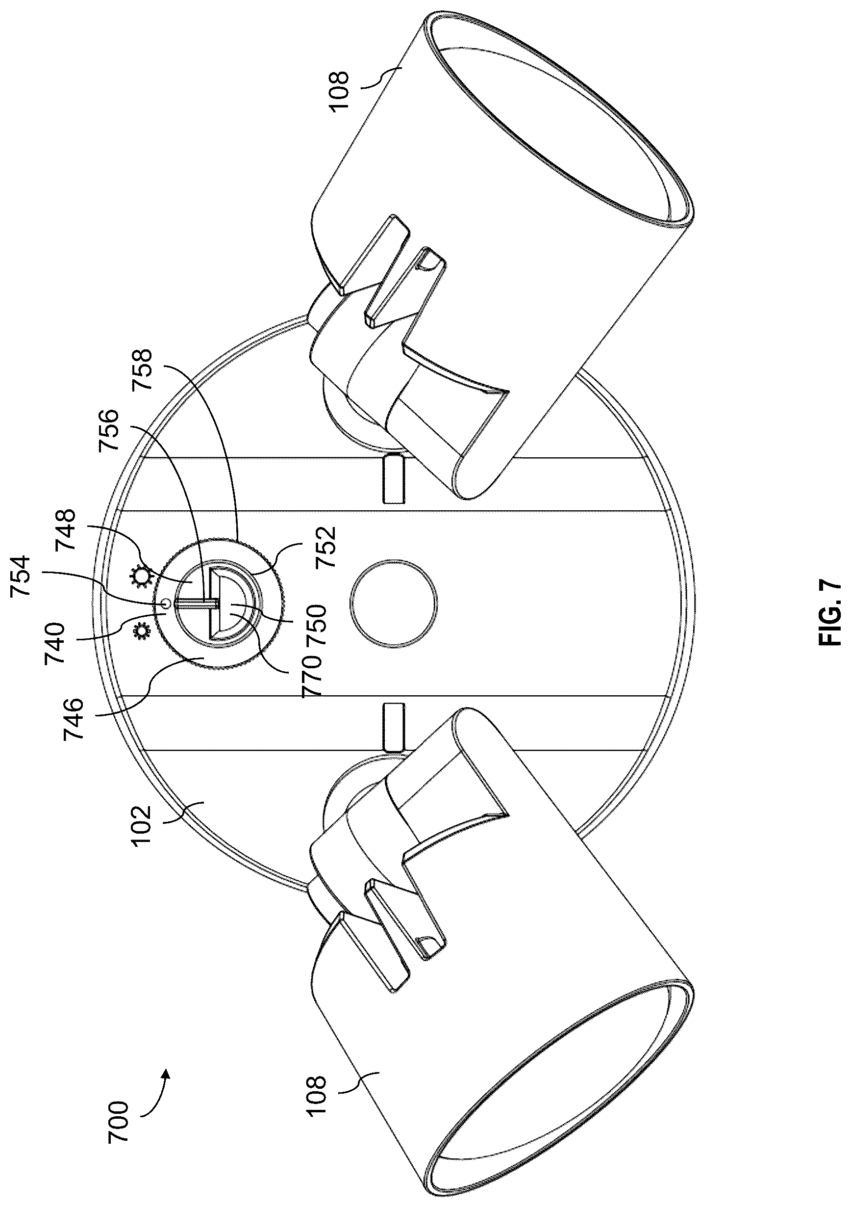 Patent US12104775 Figure 7 – Lighting system with improved sensor control