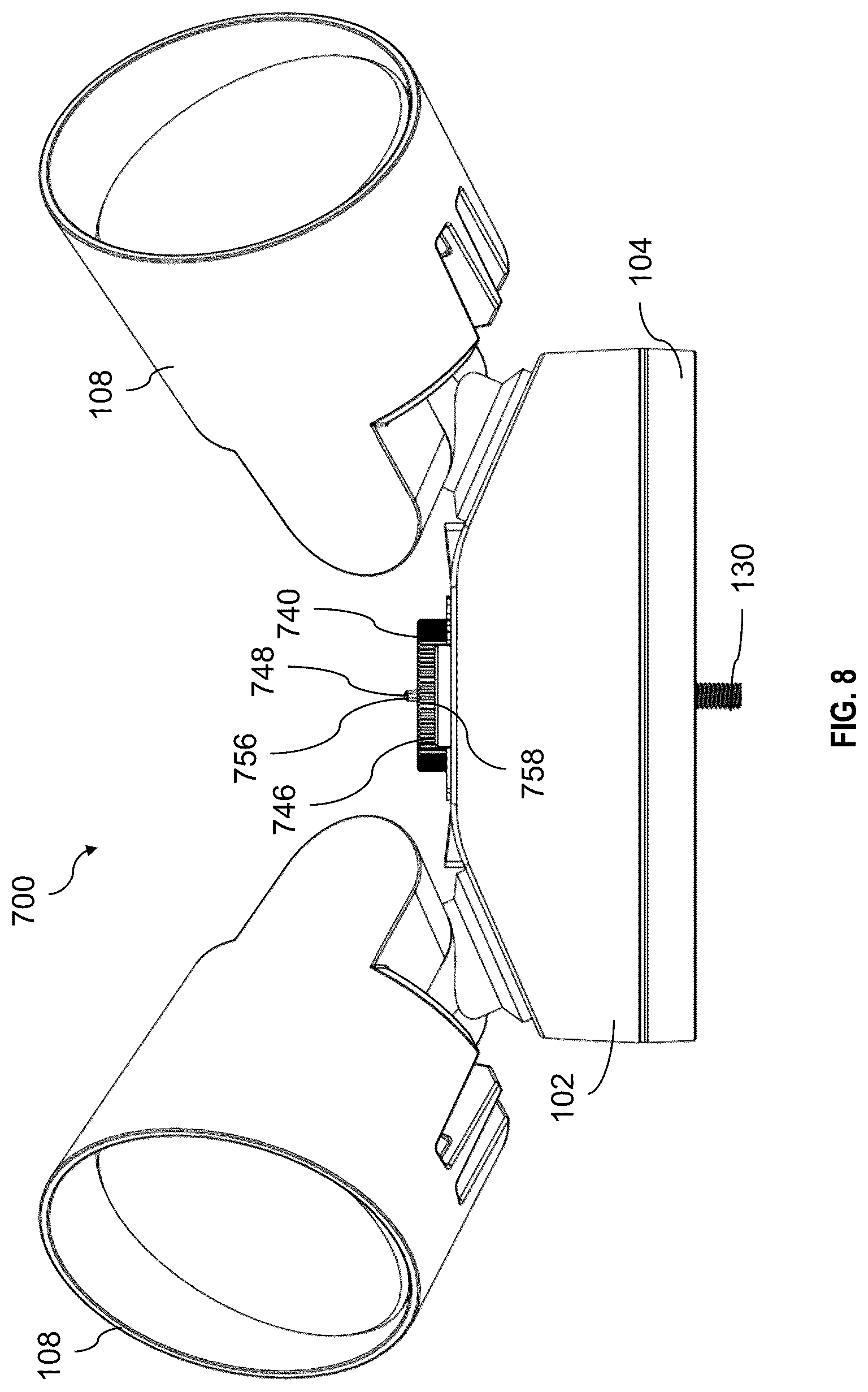 Patent US12104775 Figure 8 – Lighting system with improved sensor control