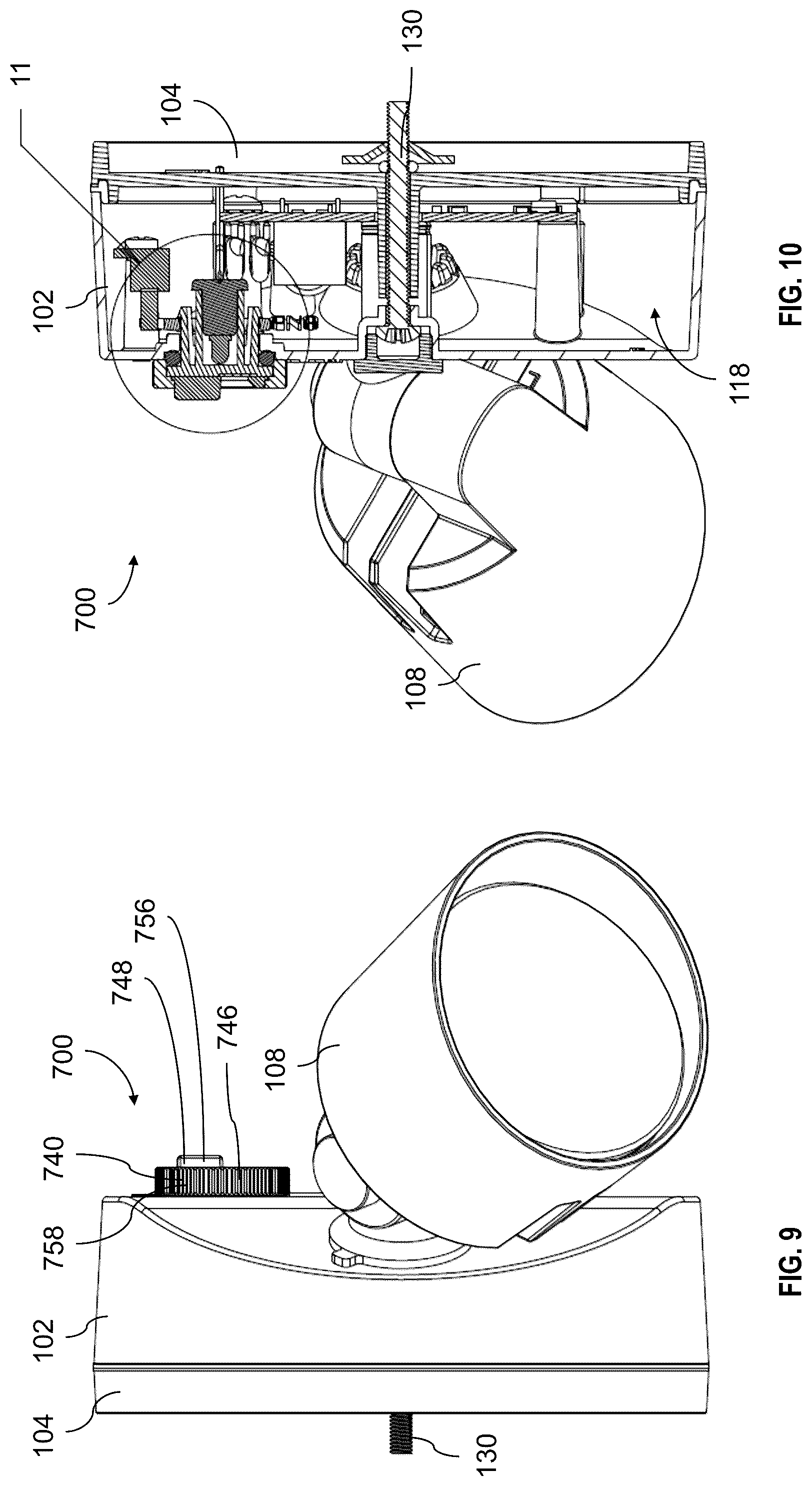 Patent US12104775 Figure 9 – Lighting system with improved sensor control