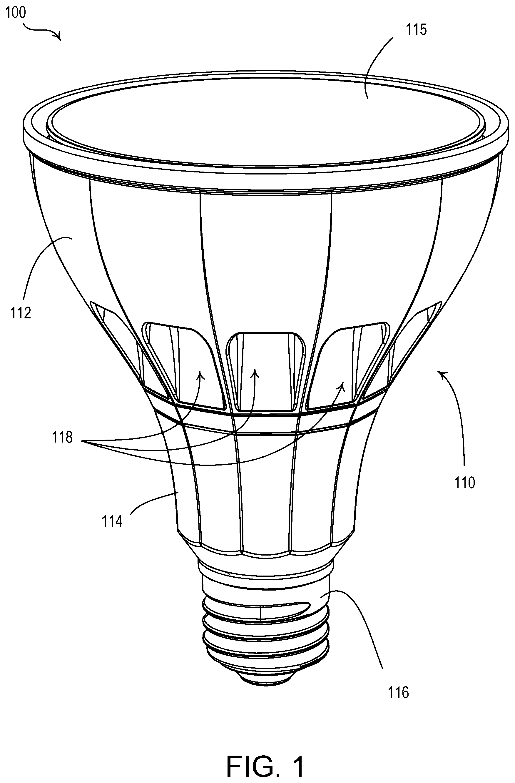 Patent US12104776 Figure 1 – Wireless controllable lighting device