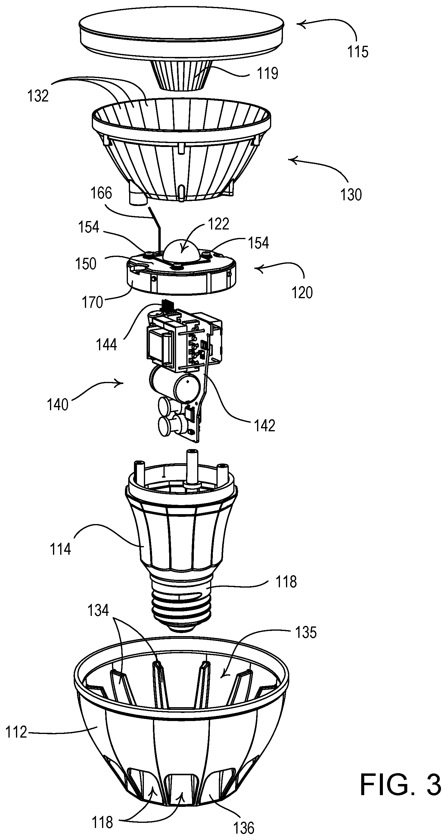Patent US12104776 Figure 3 – Wireless controllable lighting device
