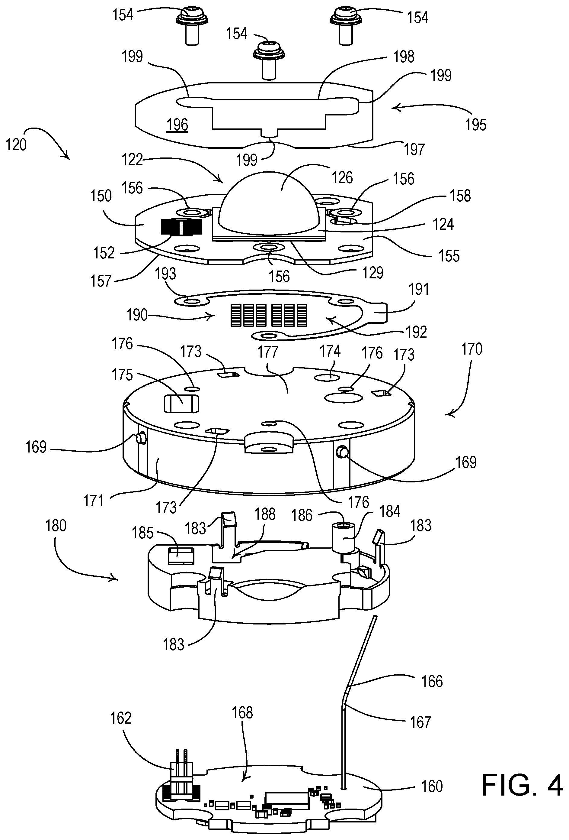Patent US12104776 Figure 4 – Wireless controllable lighting device