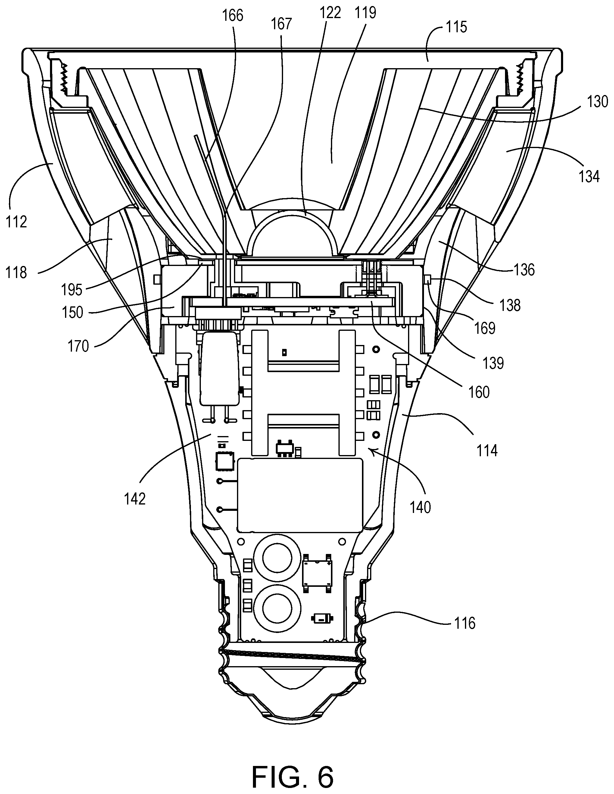 Patent US12104776 Figure 6 – Wireless controllable lighting device