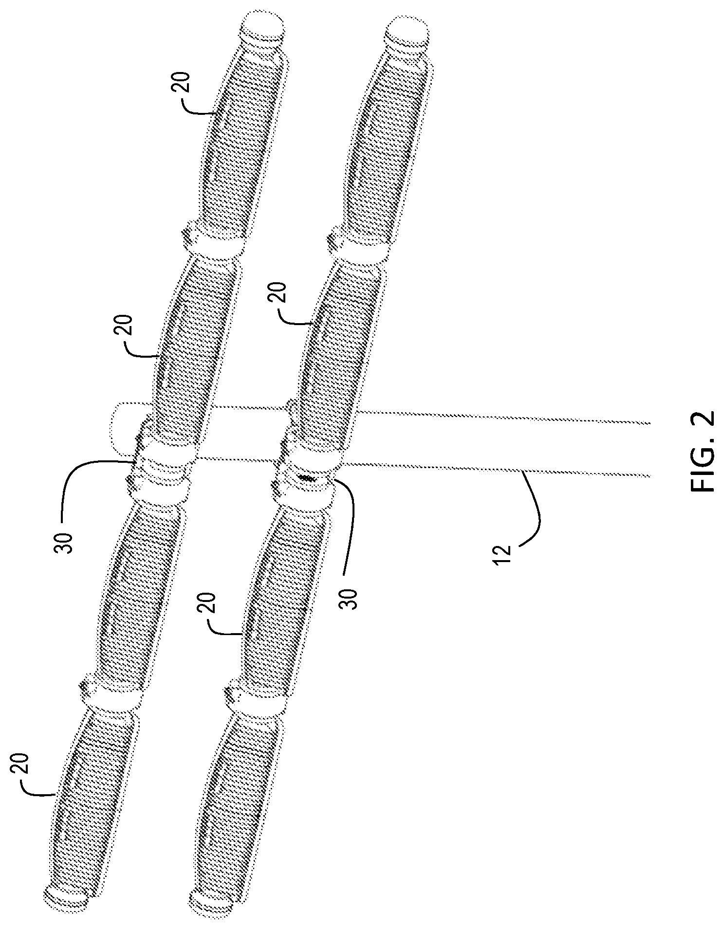 Patent US12104777 Figure 2 – Outdoor LED illumination system with pole-mounted backplane
