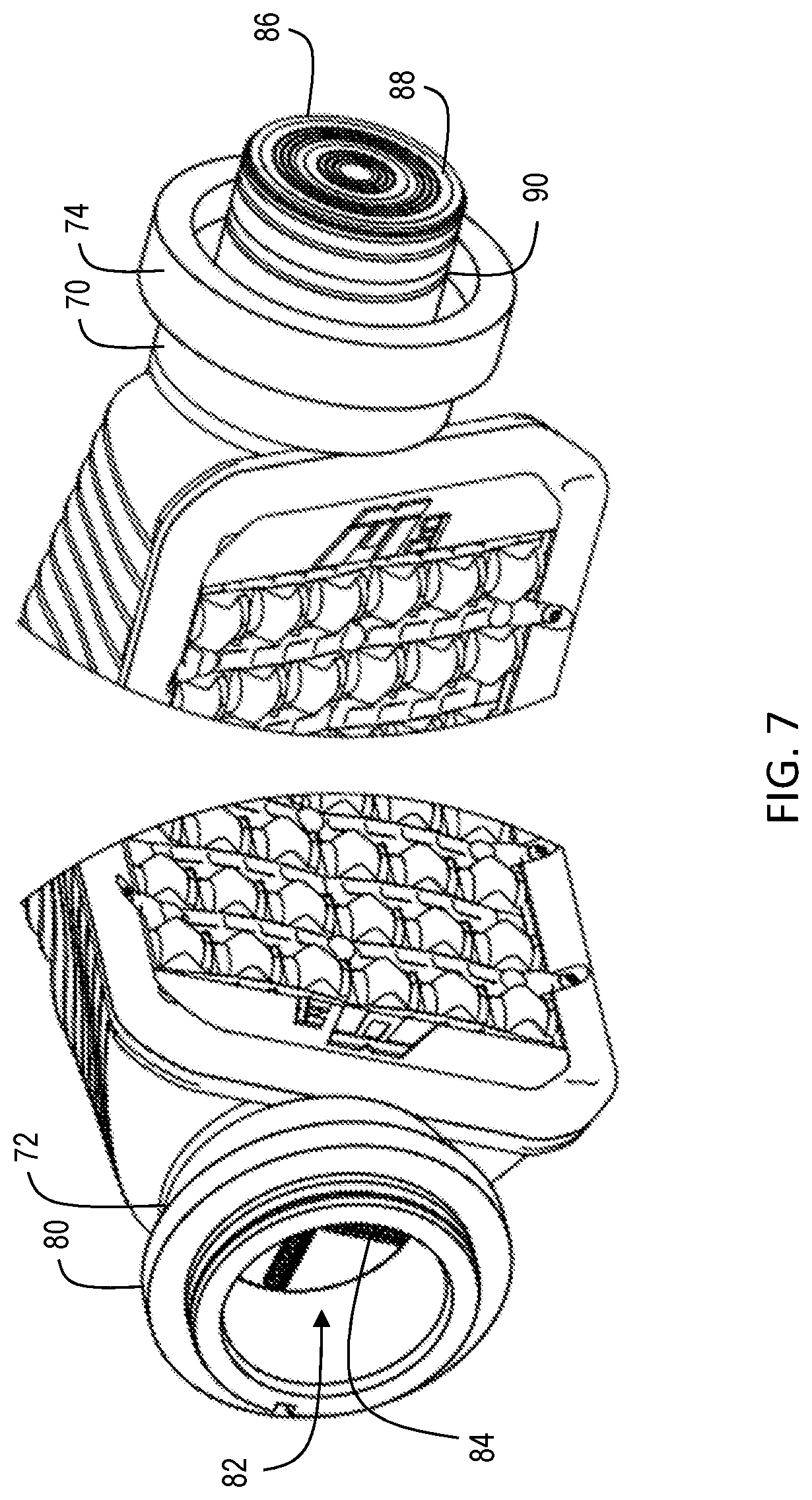 Patent US12104777 Figure 7 – Outdoor LED illumination system with pole-mounted backplane