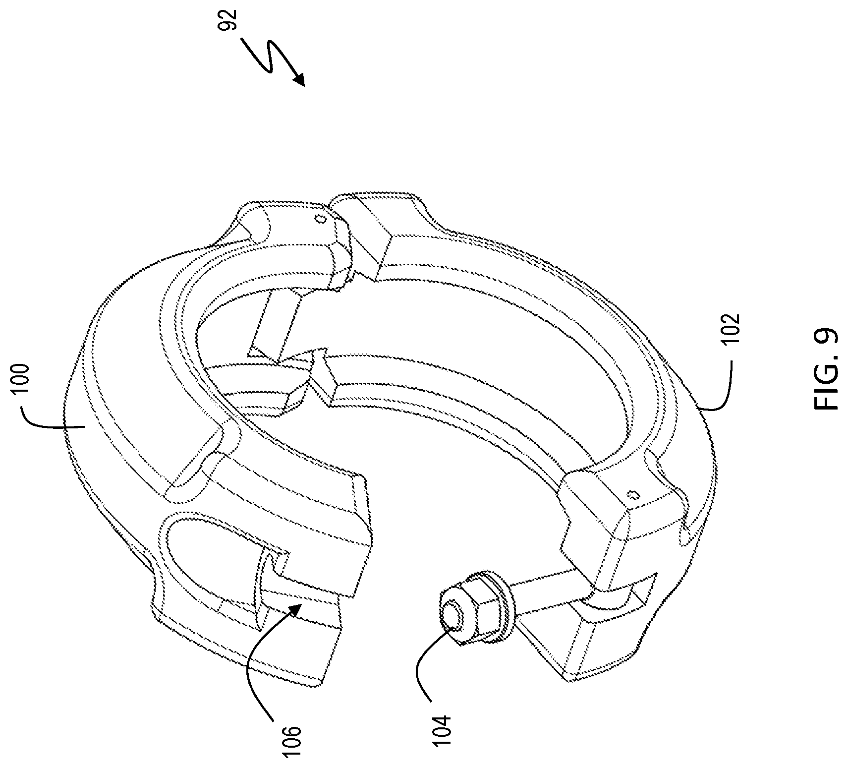Patent US12104777 Figure 9 – Outdoor LED illumination system with pole-mounted backplane