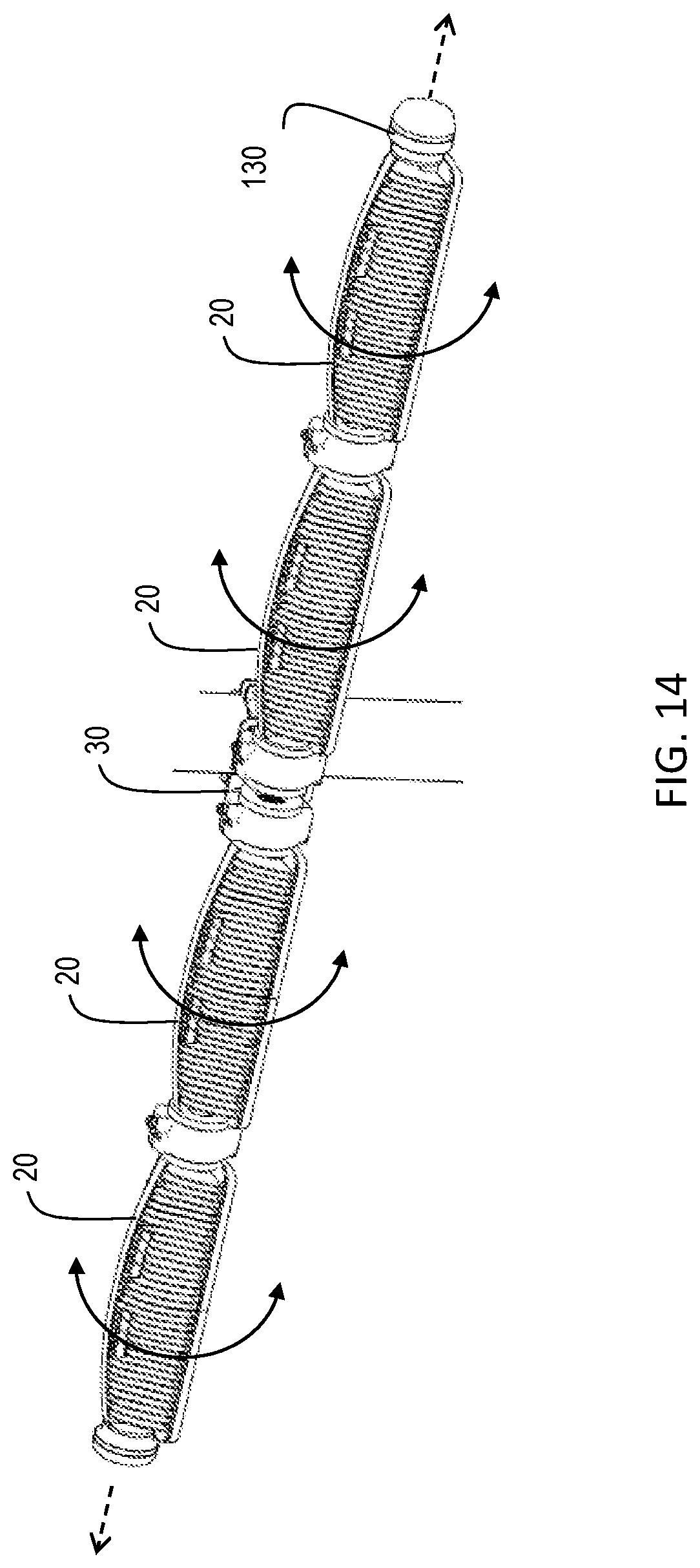 Patent US12104777 Figure 14 – Outdoor LED illumination system with pole-mounted backplane