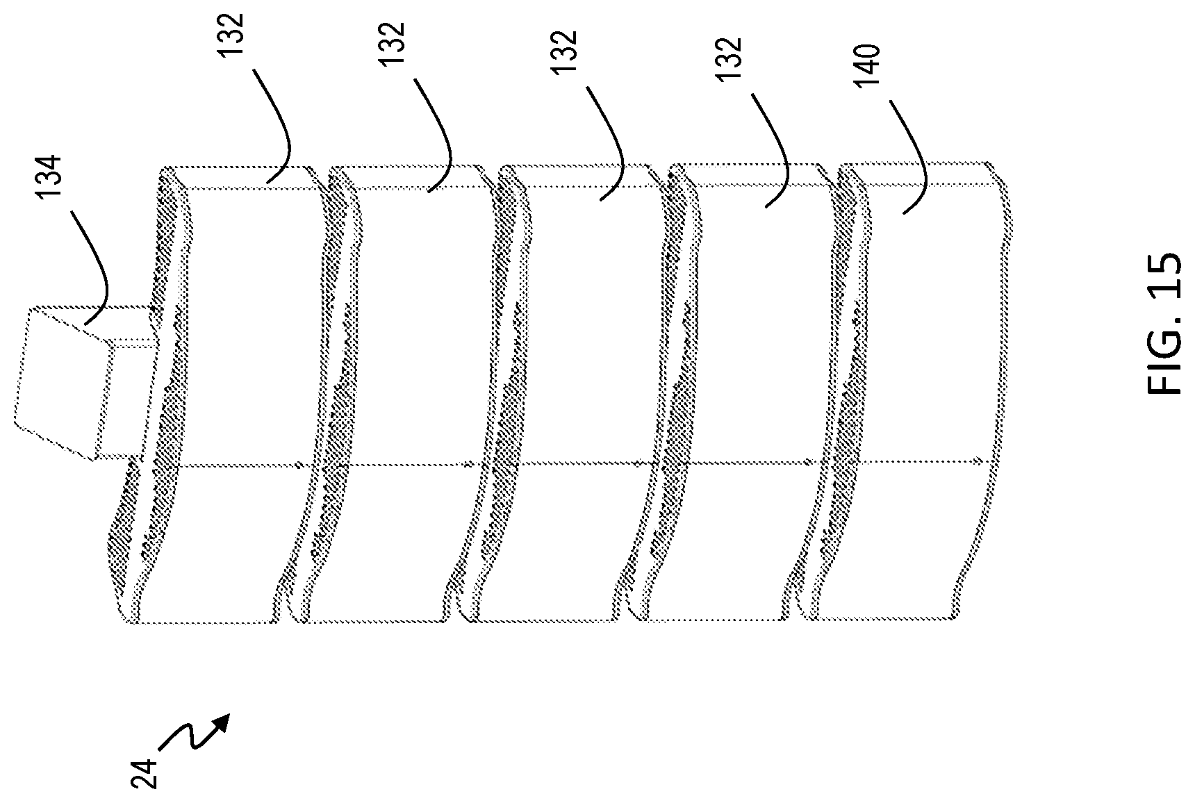 Patent US12104777 Figure 15 – Outdoor LED illumination system with pole-mounted backplane