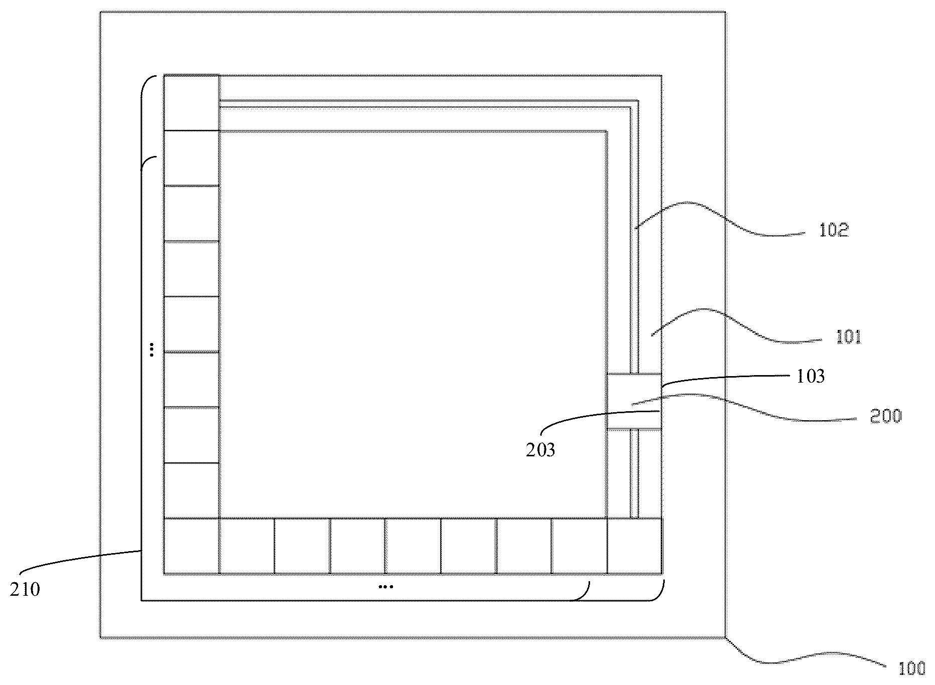 Patent US12104778 Figure 1 – Ultrathin LED lamp mirror and mirror cabinet