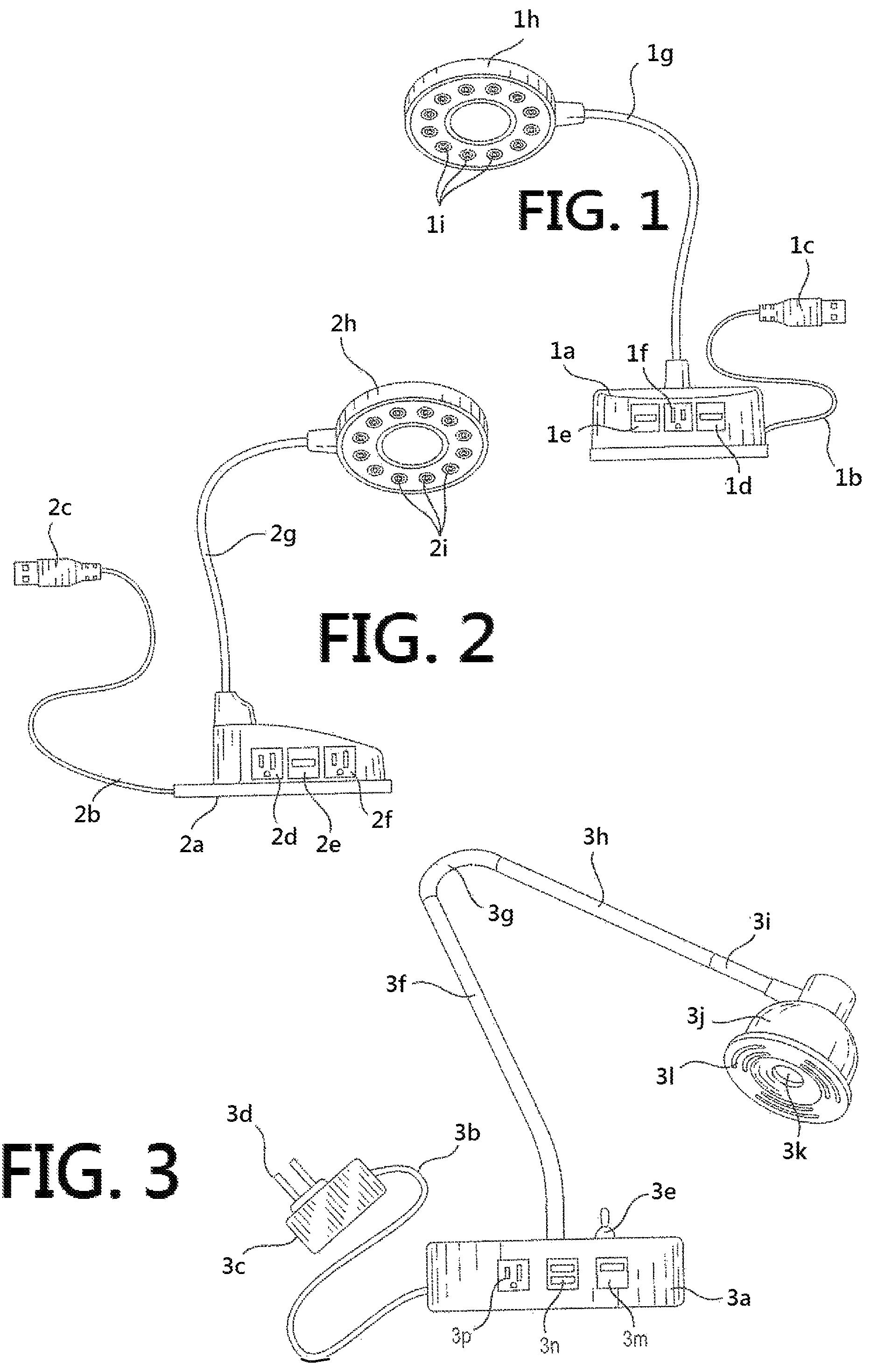 Patent US12104779 Figure 1 – LED desk/floor lamp