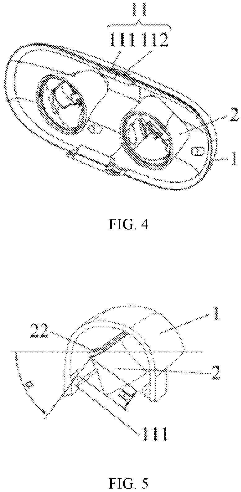 Patent US12104780 Figure 2 – Light guide structure of earphone charging case