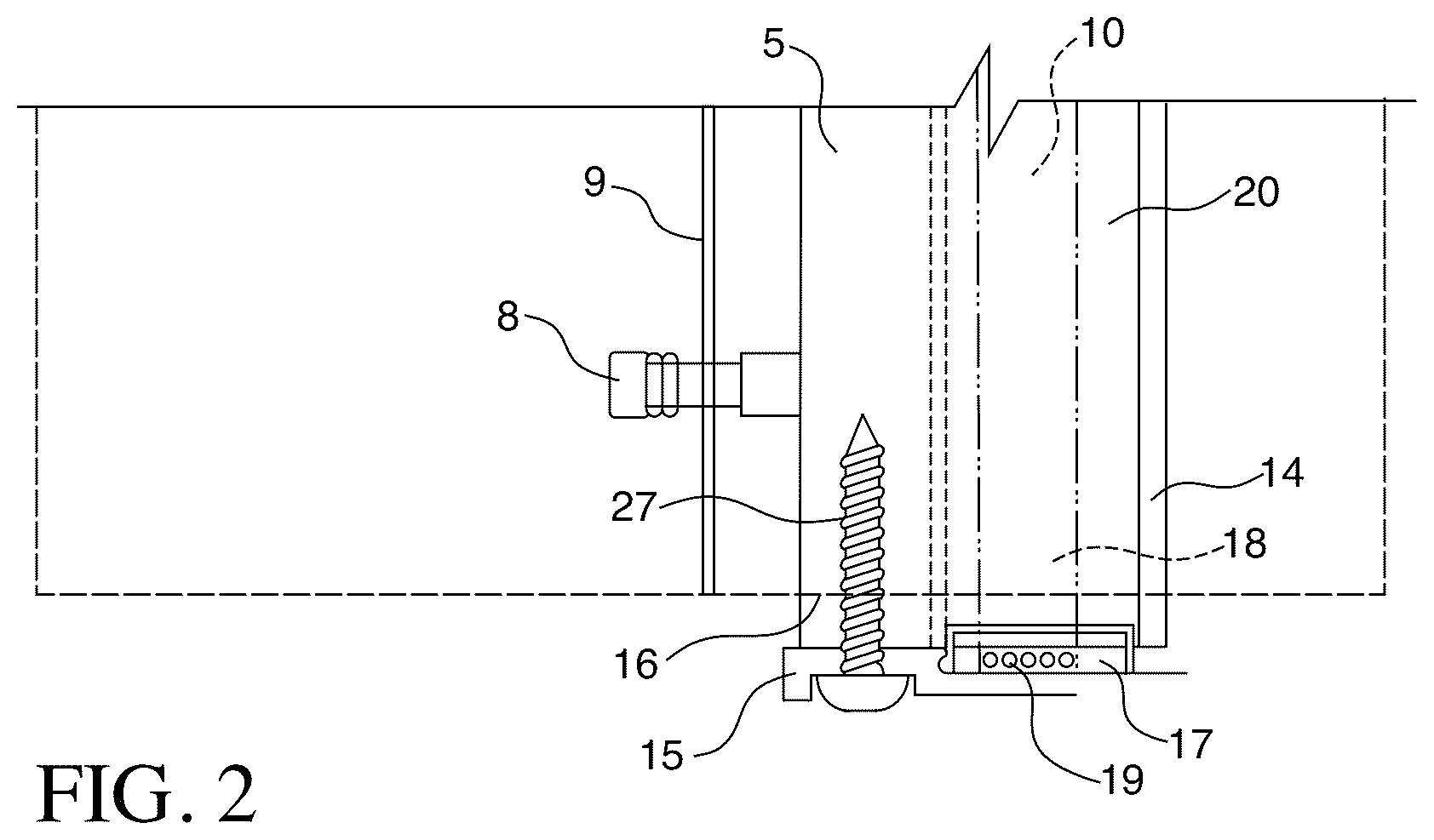 Patent US12104781 Figure 2 – Light rung for kinetic facade system