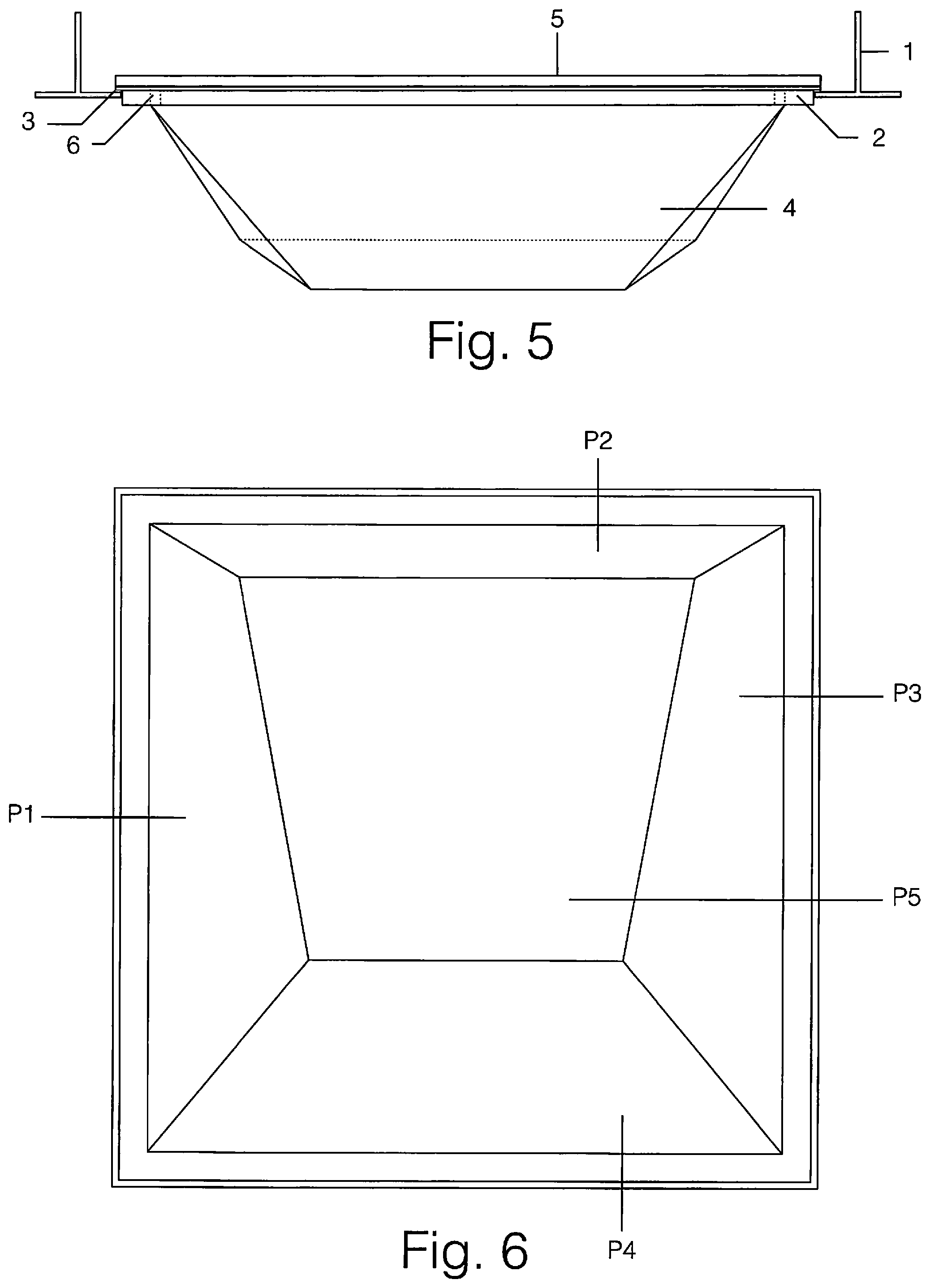 Patent US12104782 Figure 3 – Acoustic panel with LED light fixture